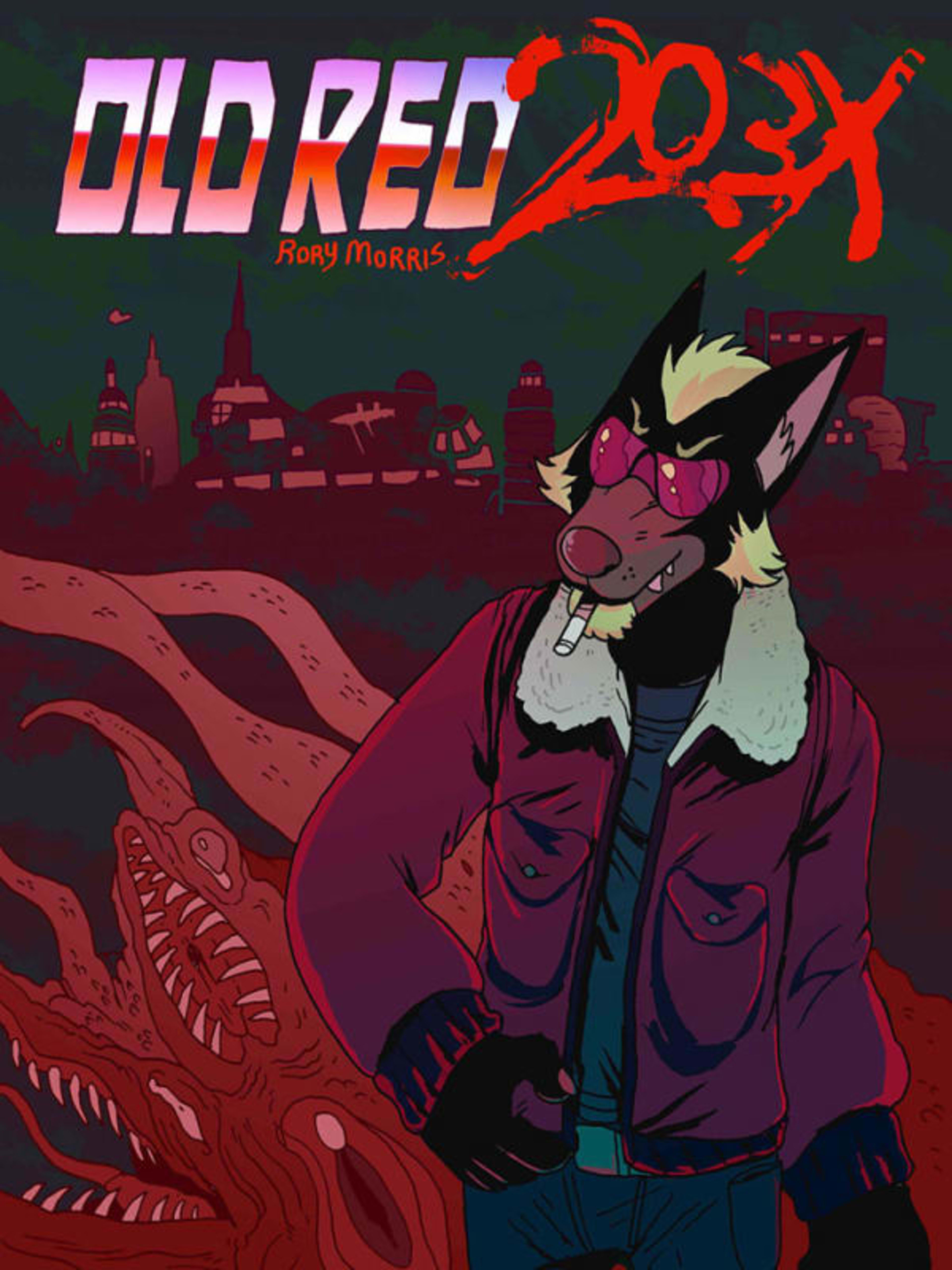 Old Red 203X cover — © MonkeyBrain Comics