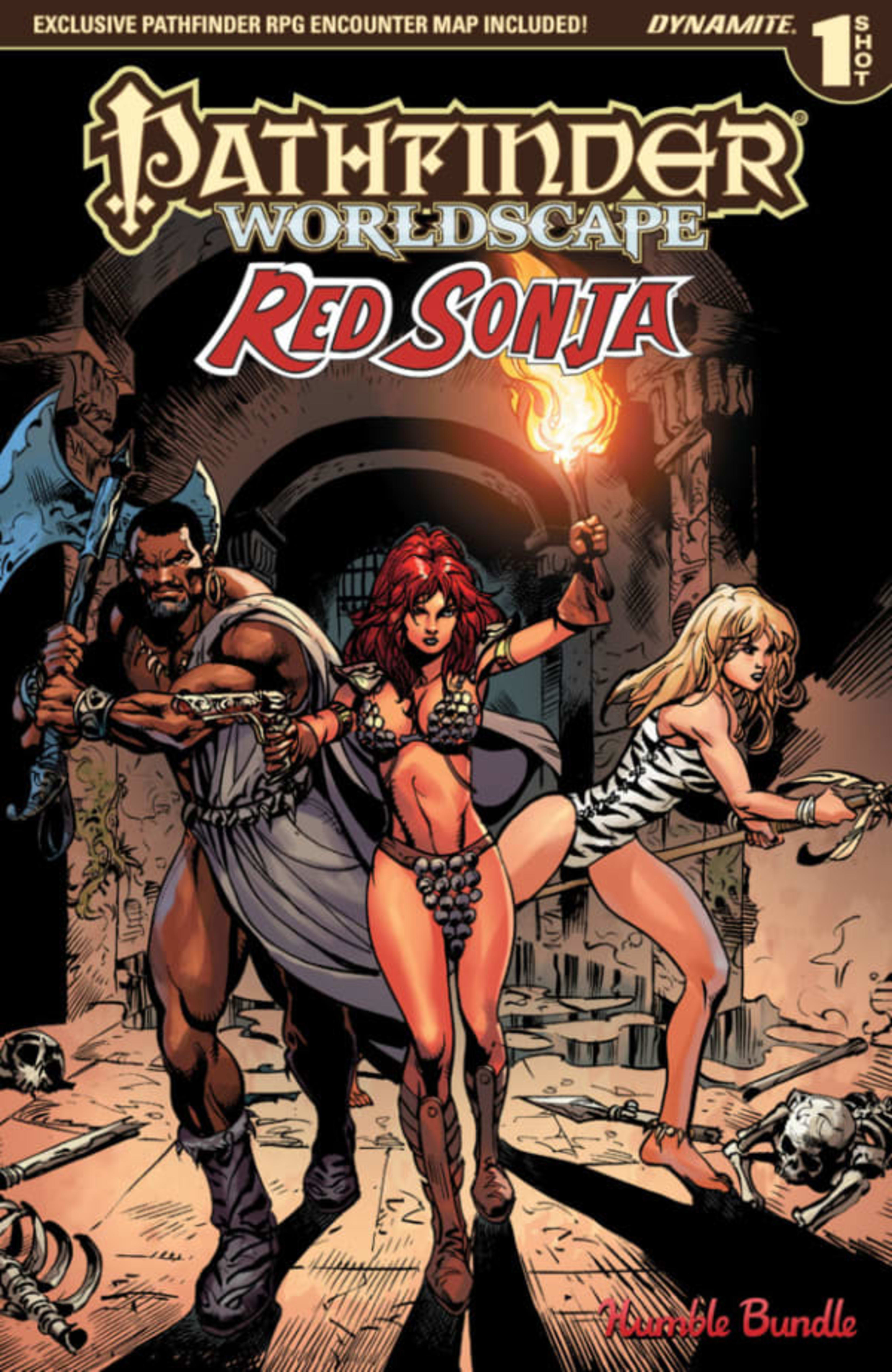 Pathfinder: Red Sonja One-Shot cover — © Dynamite Entertainment