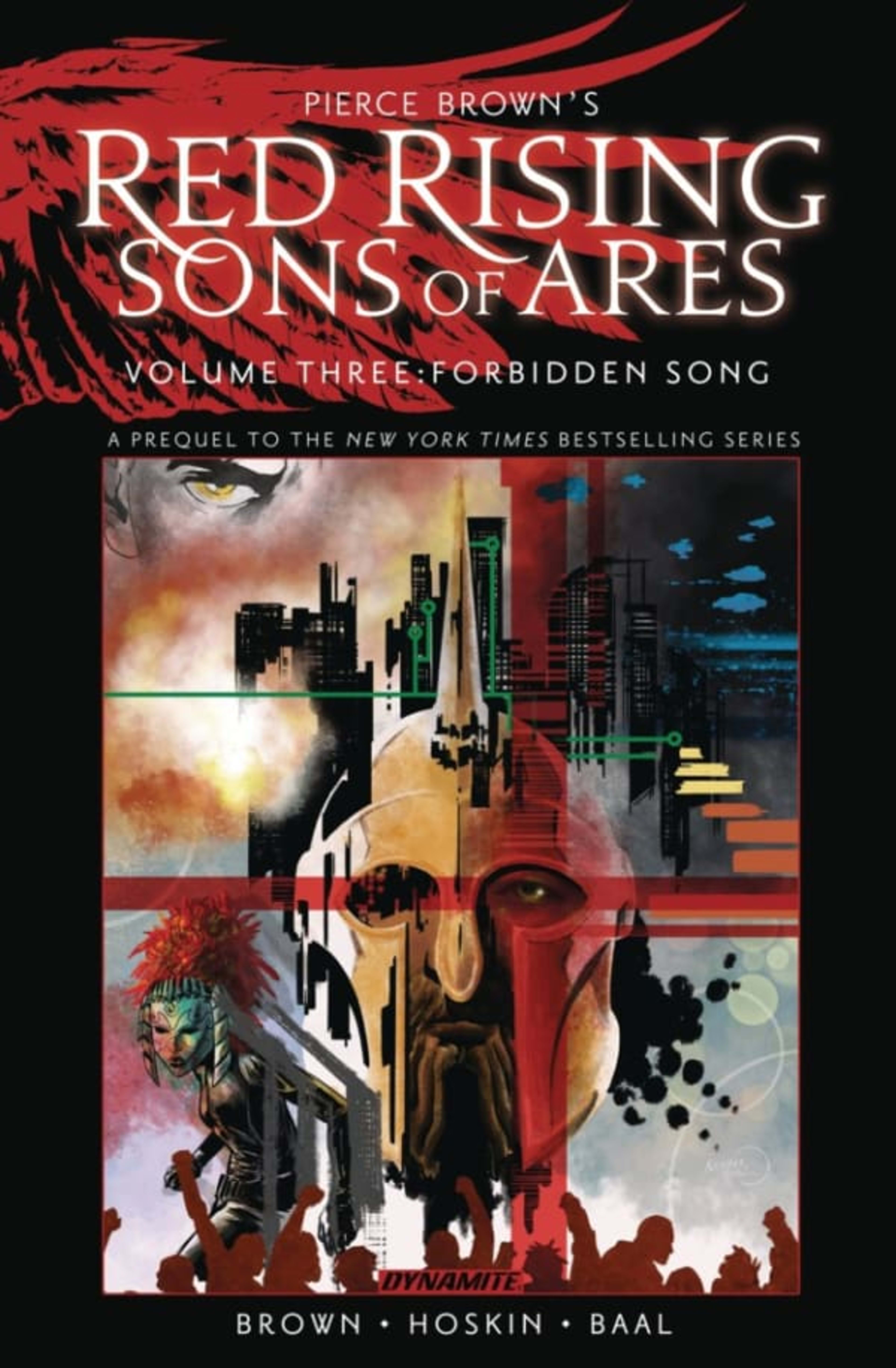 Pierce Brown's Red Rising: Sons of Ares: Forbidden Song cover — © Dynamite Entertainment