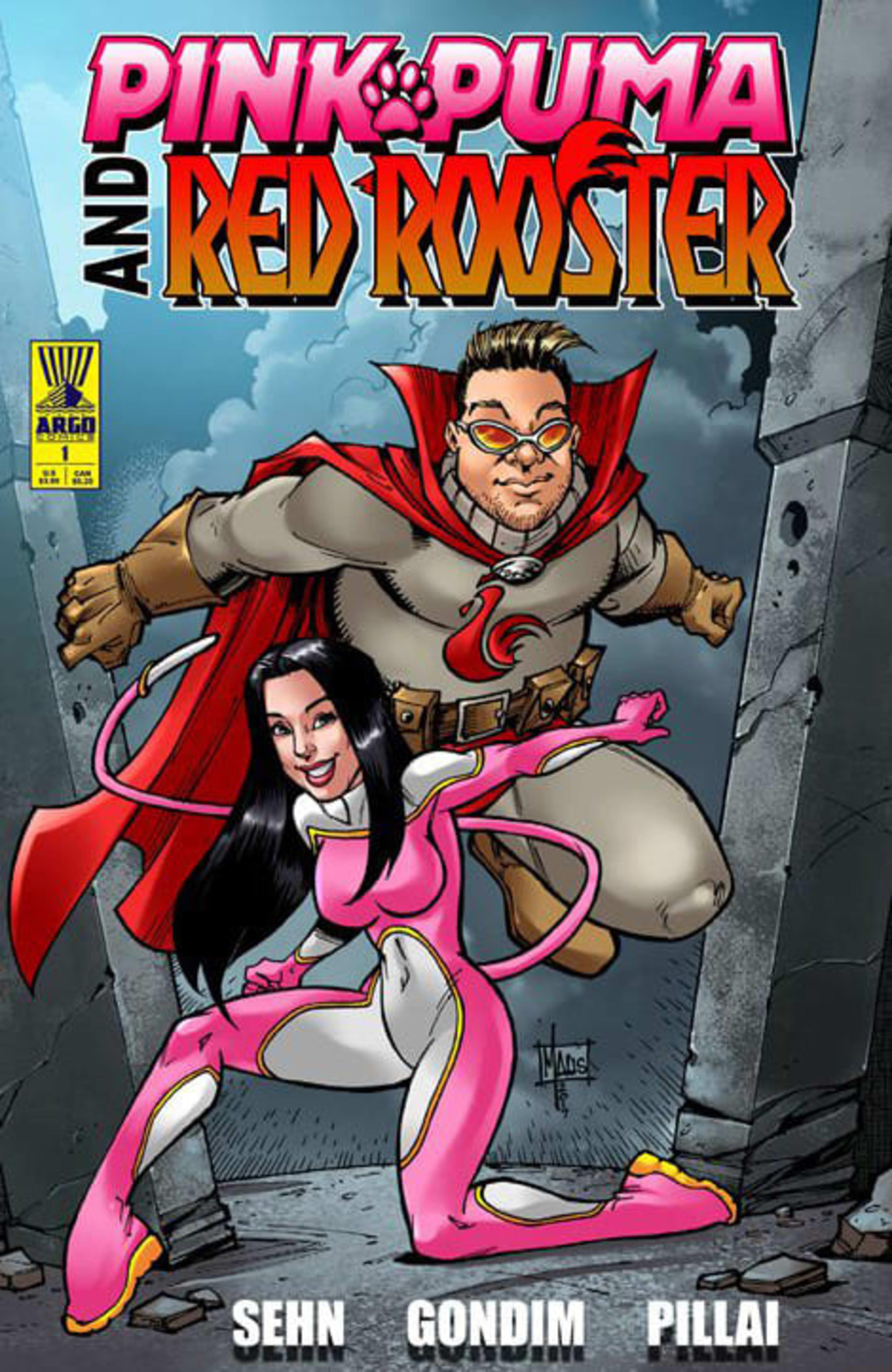 Pink Puma and Red Rooster cover — © Argo Comics