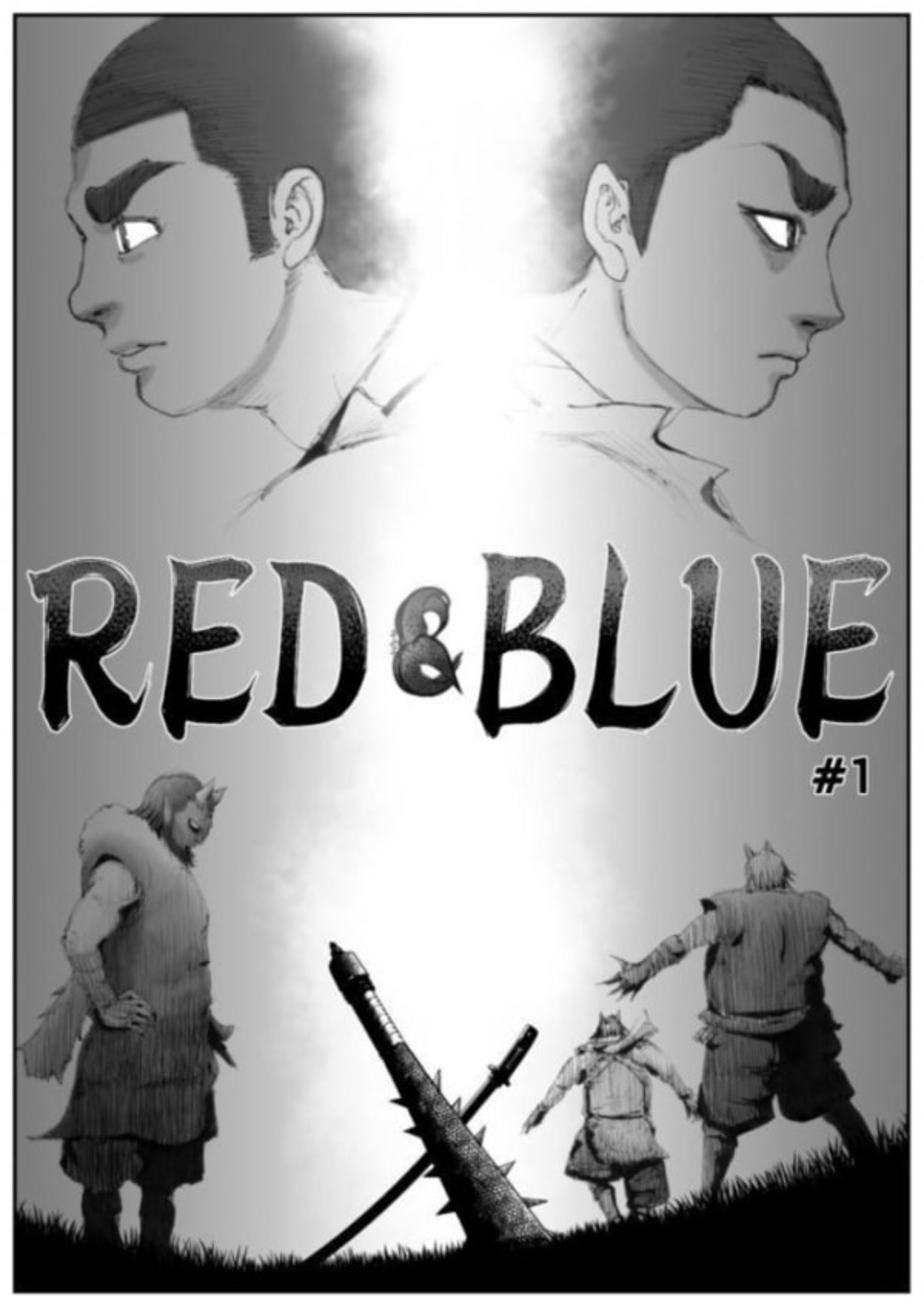 Red & Blue cover — © Web Manga Zuizan