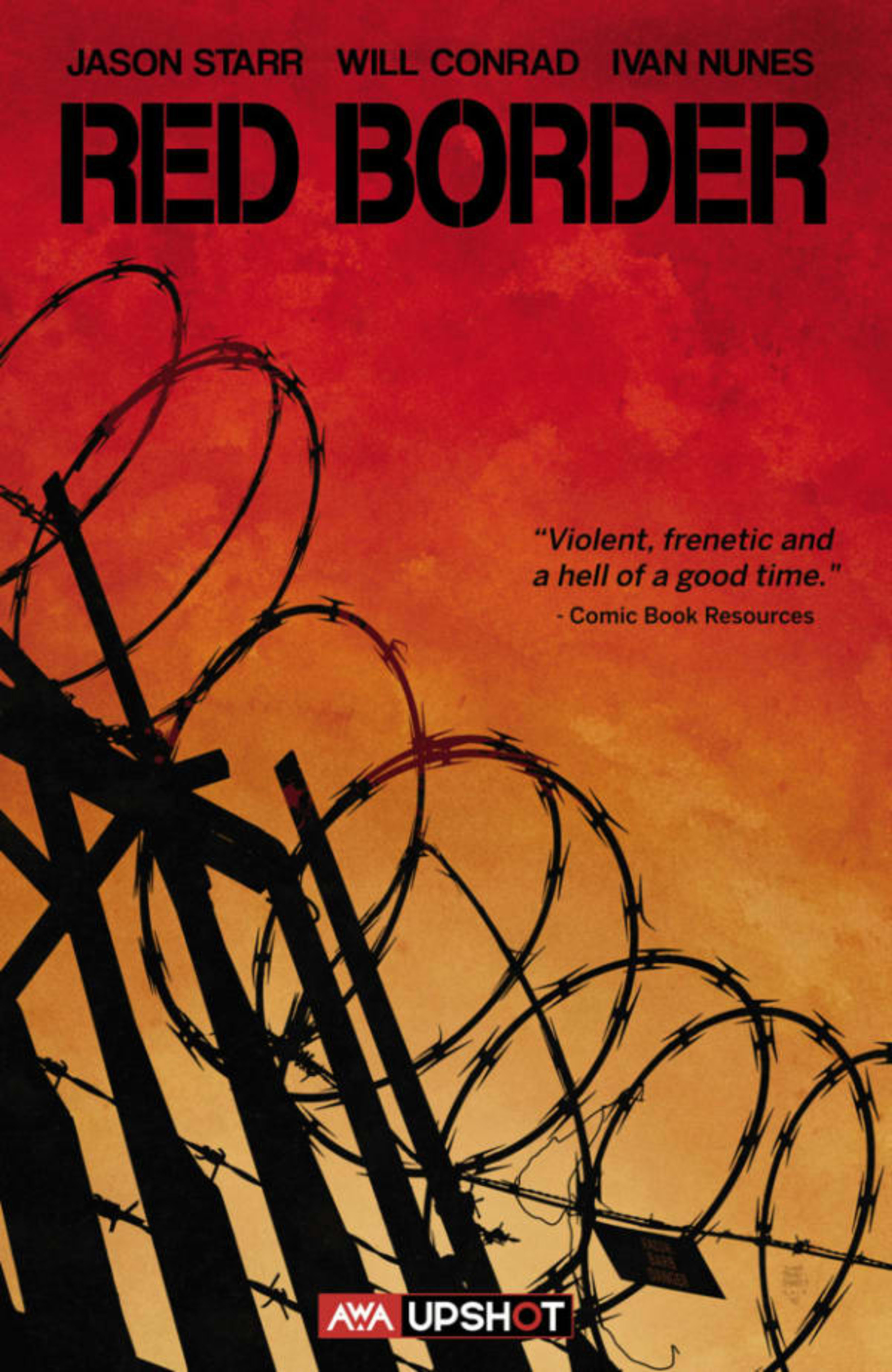 Red Border cover — © AWA Studios