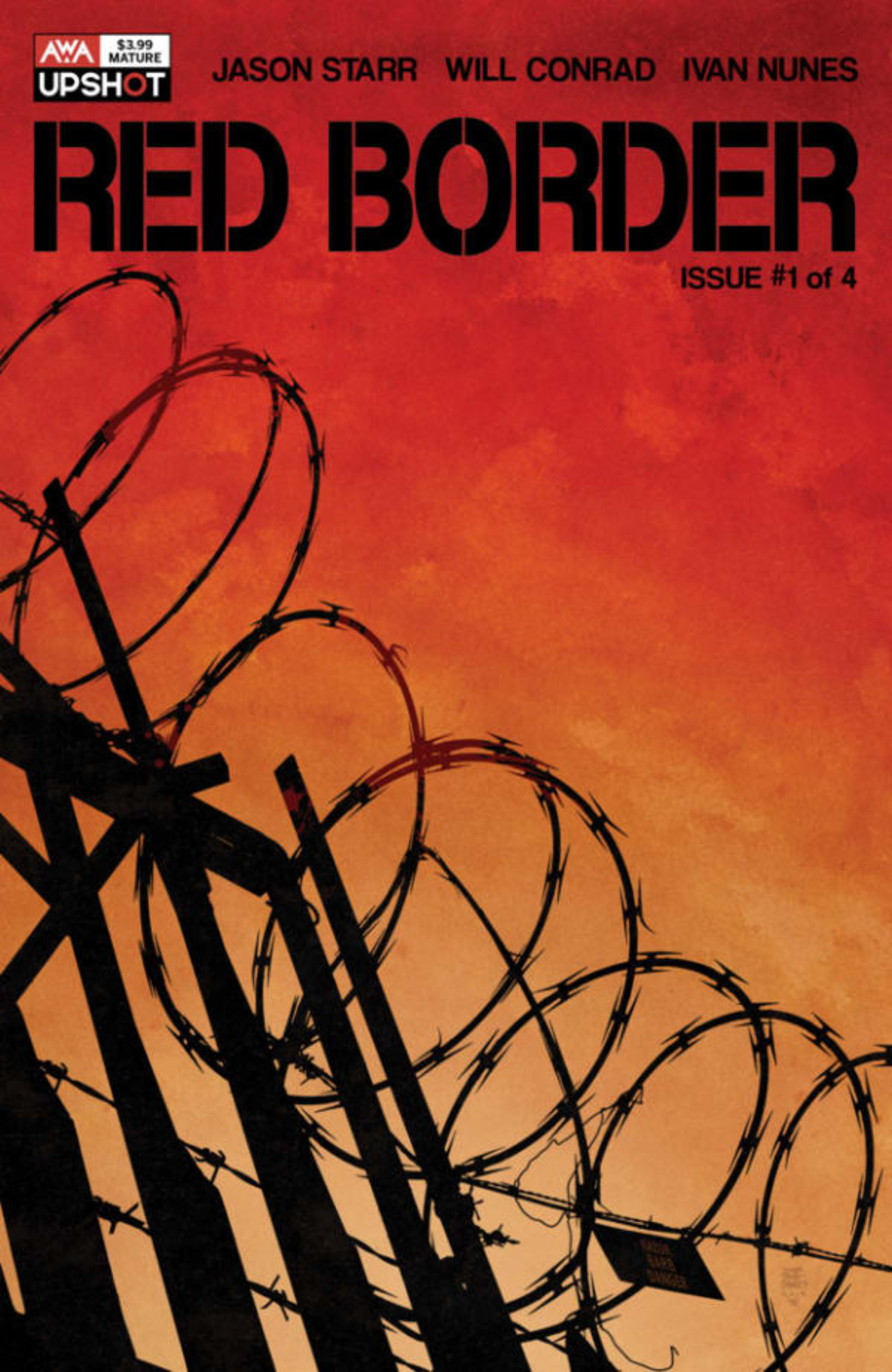 Red Border cover — © AWA Studios
