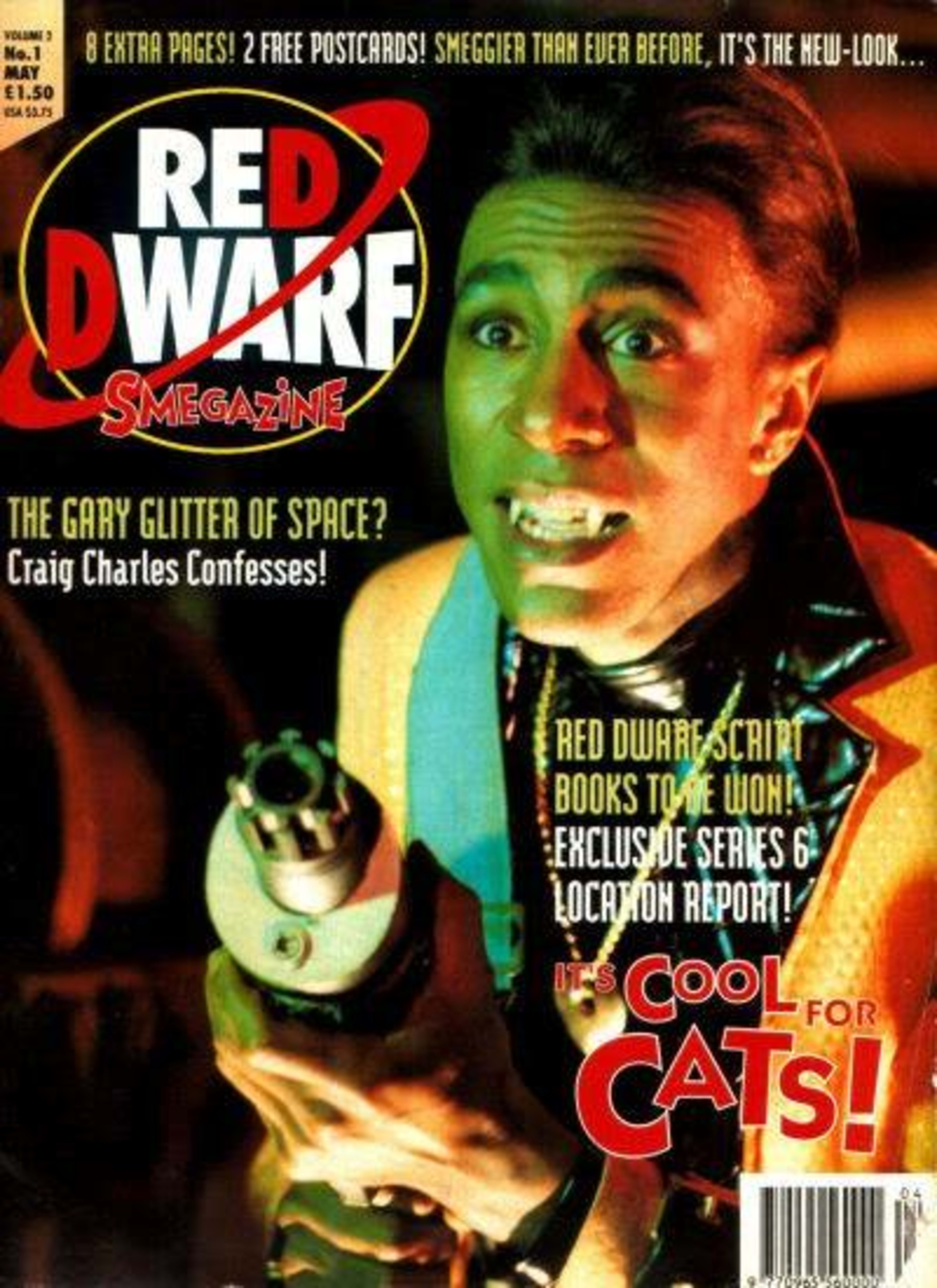 Red Dwarf Smegazine cover — © Fleetway