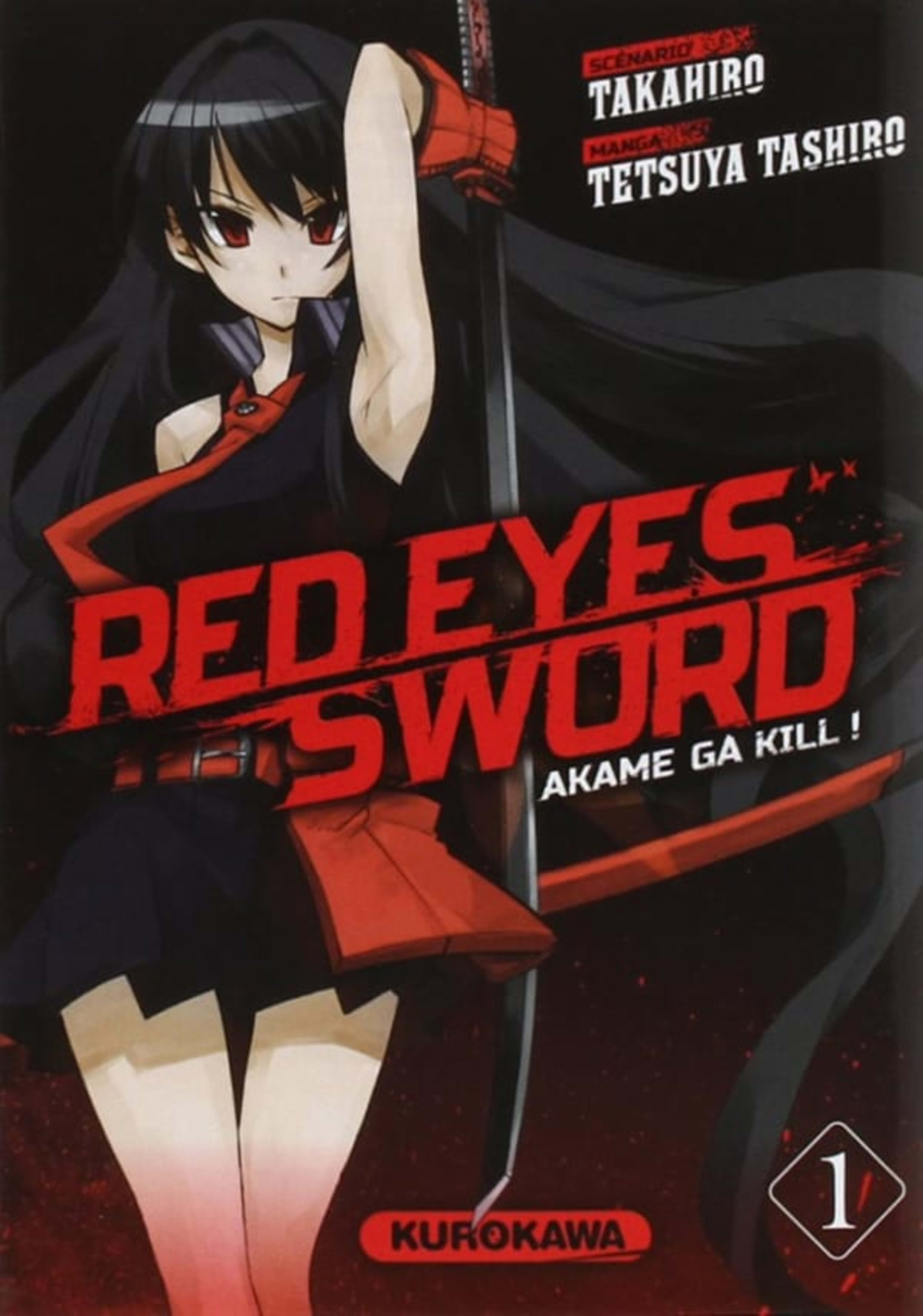 Red Eyes Sword \ Akame Ga Kill ! cover — © Kurokawa