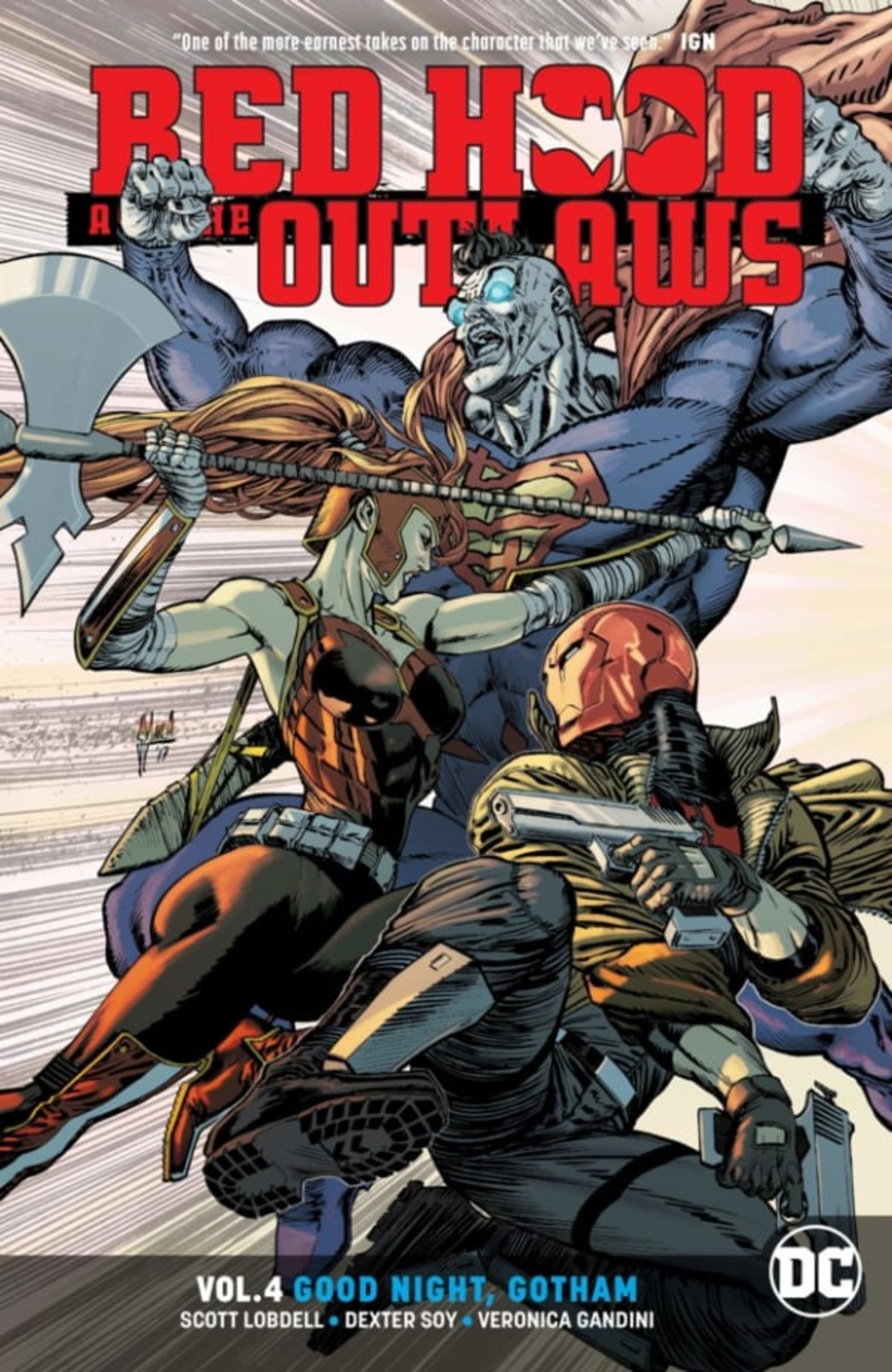 Red Hood and the Outlaws: Good Night Gotham cover — © DC Comics