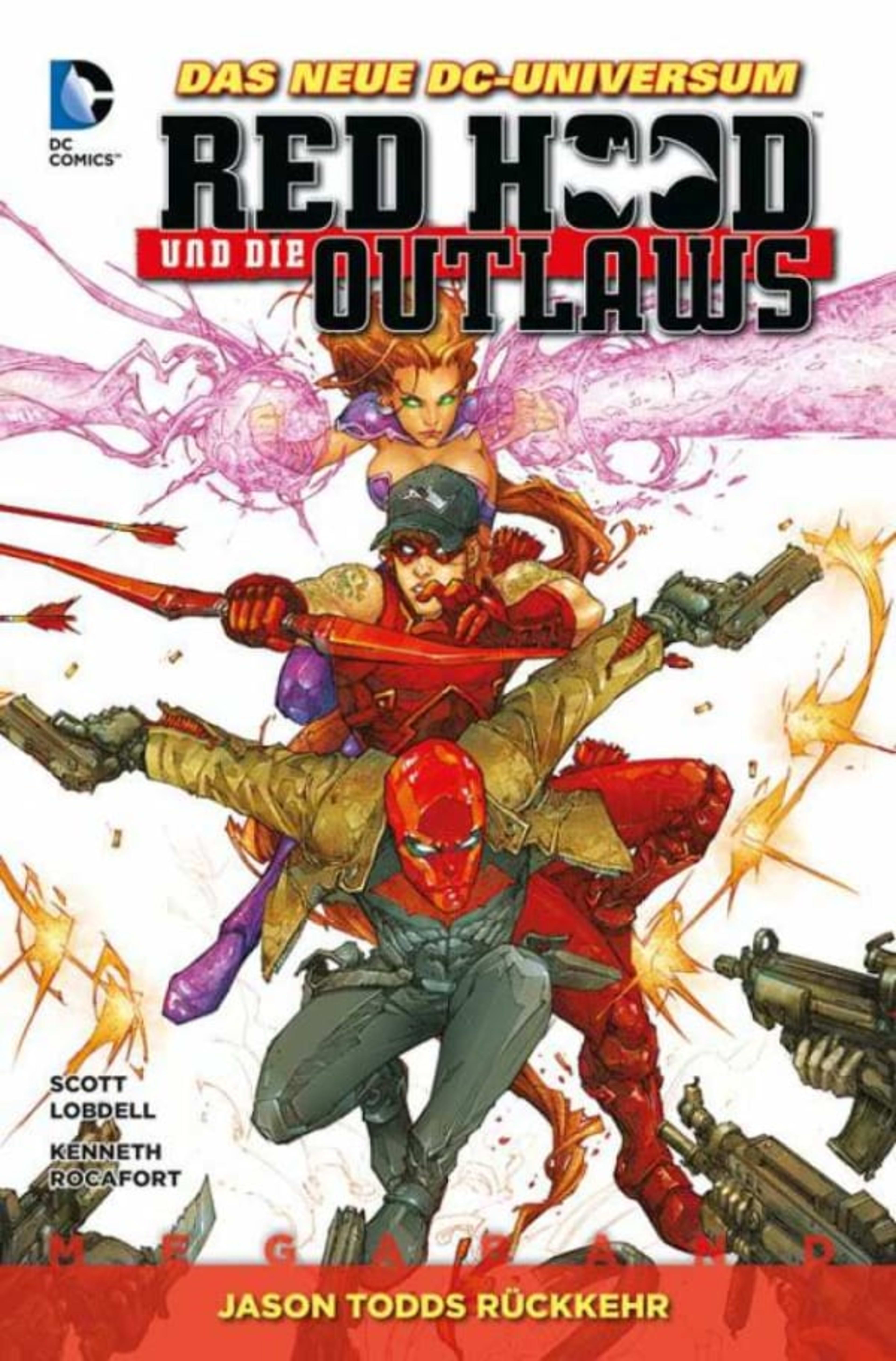 Red Hood und die Outlaws Megaband cover — © Panini Verlag