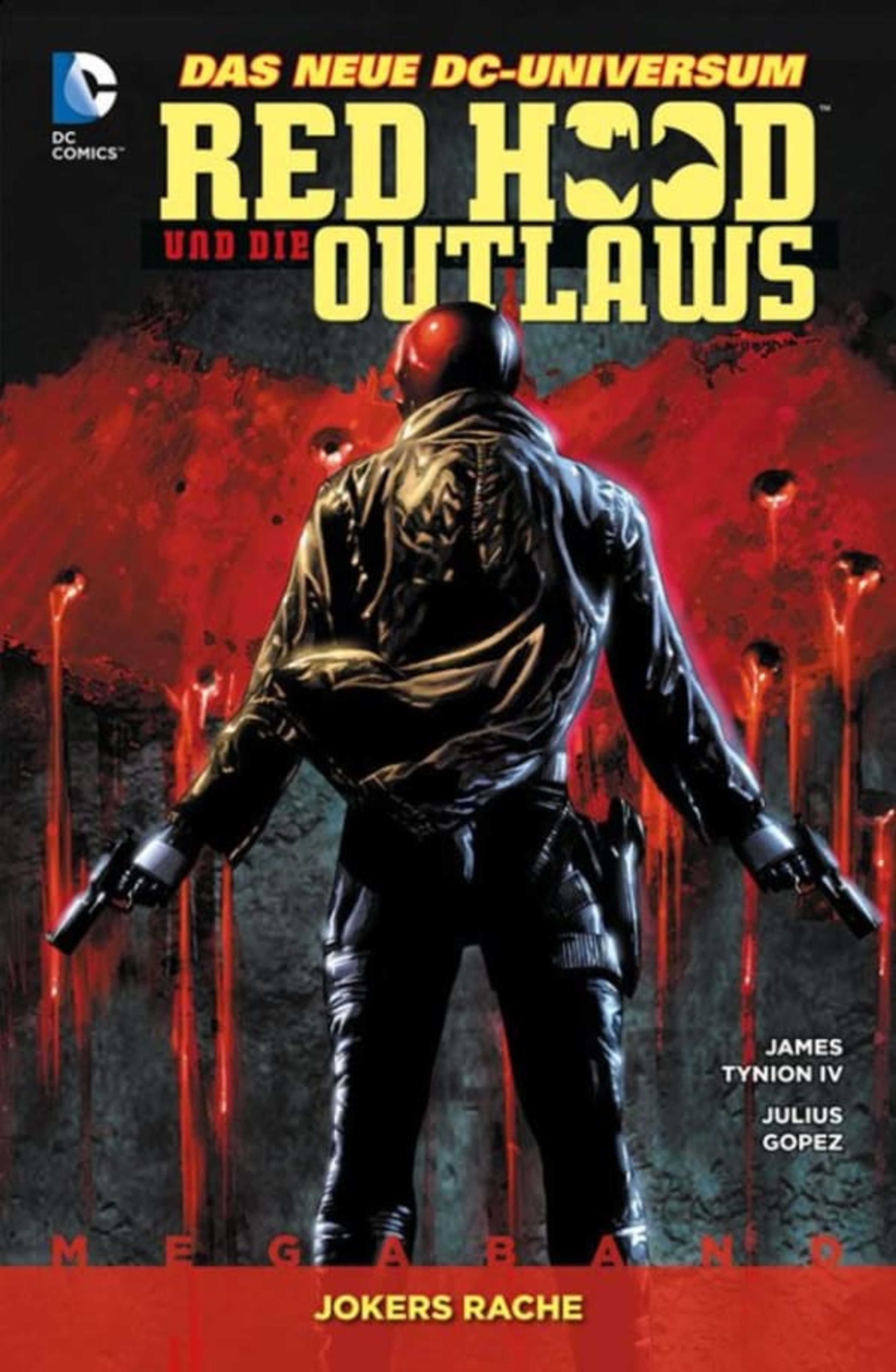 Red Hood und die Outlaws Megaband: Jokers Rache cover — © Panini Verlag