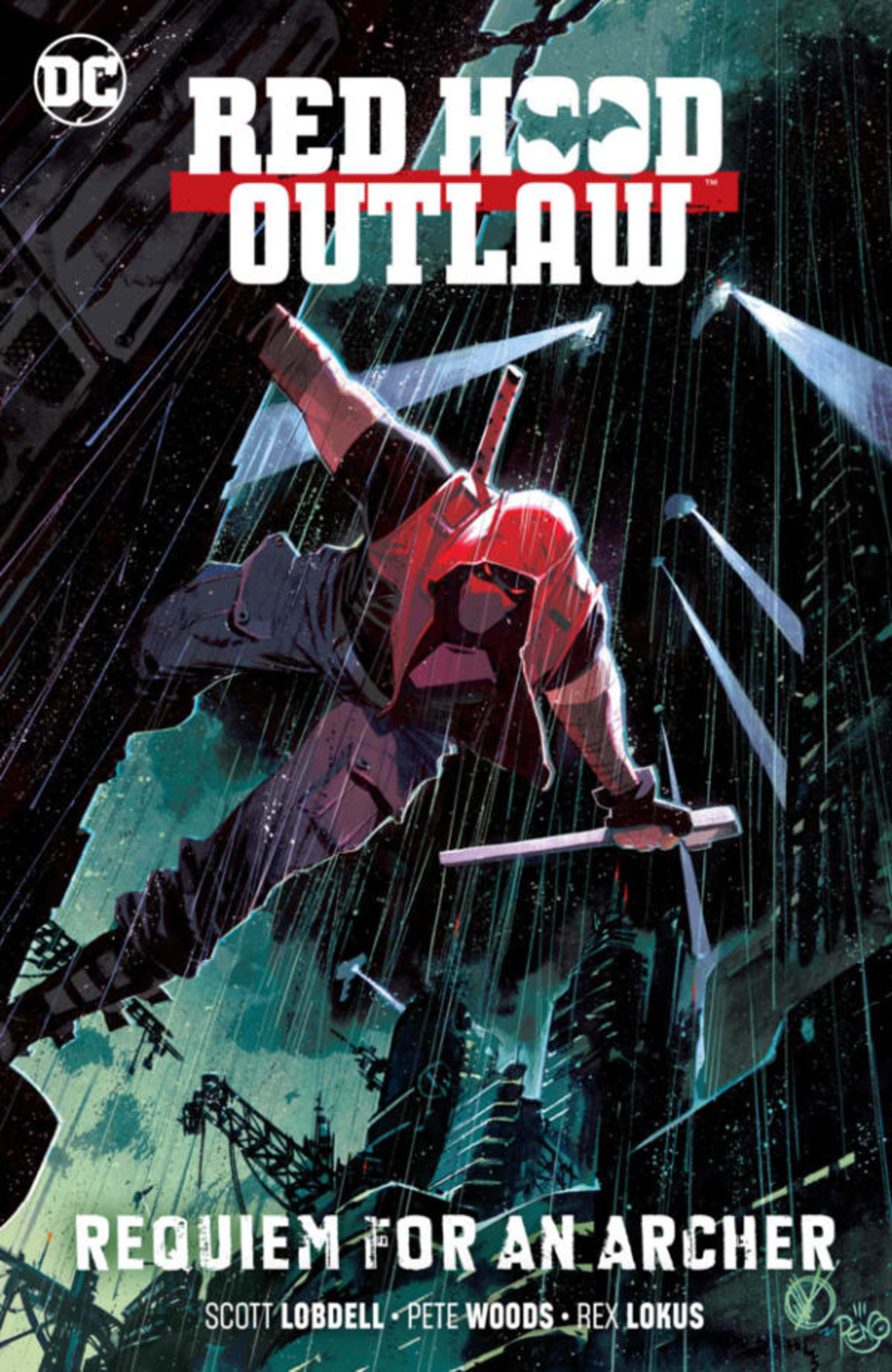 Red Hood: Outlaw: Requiem For An Archer cover — © DC Comics