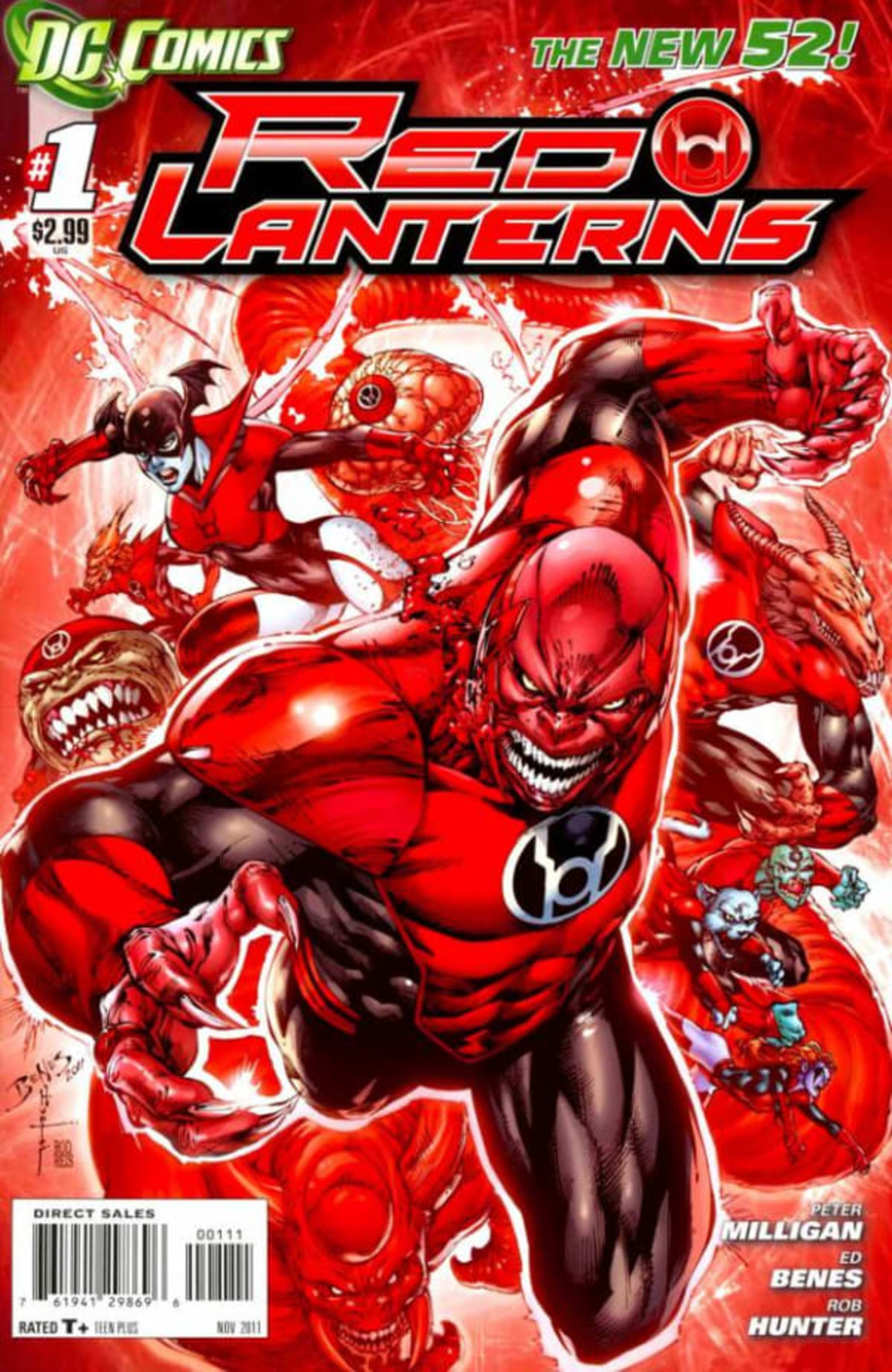 Red Lanterns cover — © DC Comics