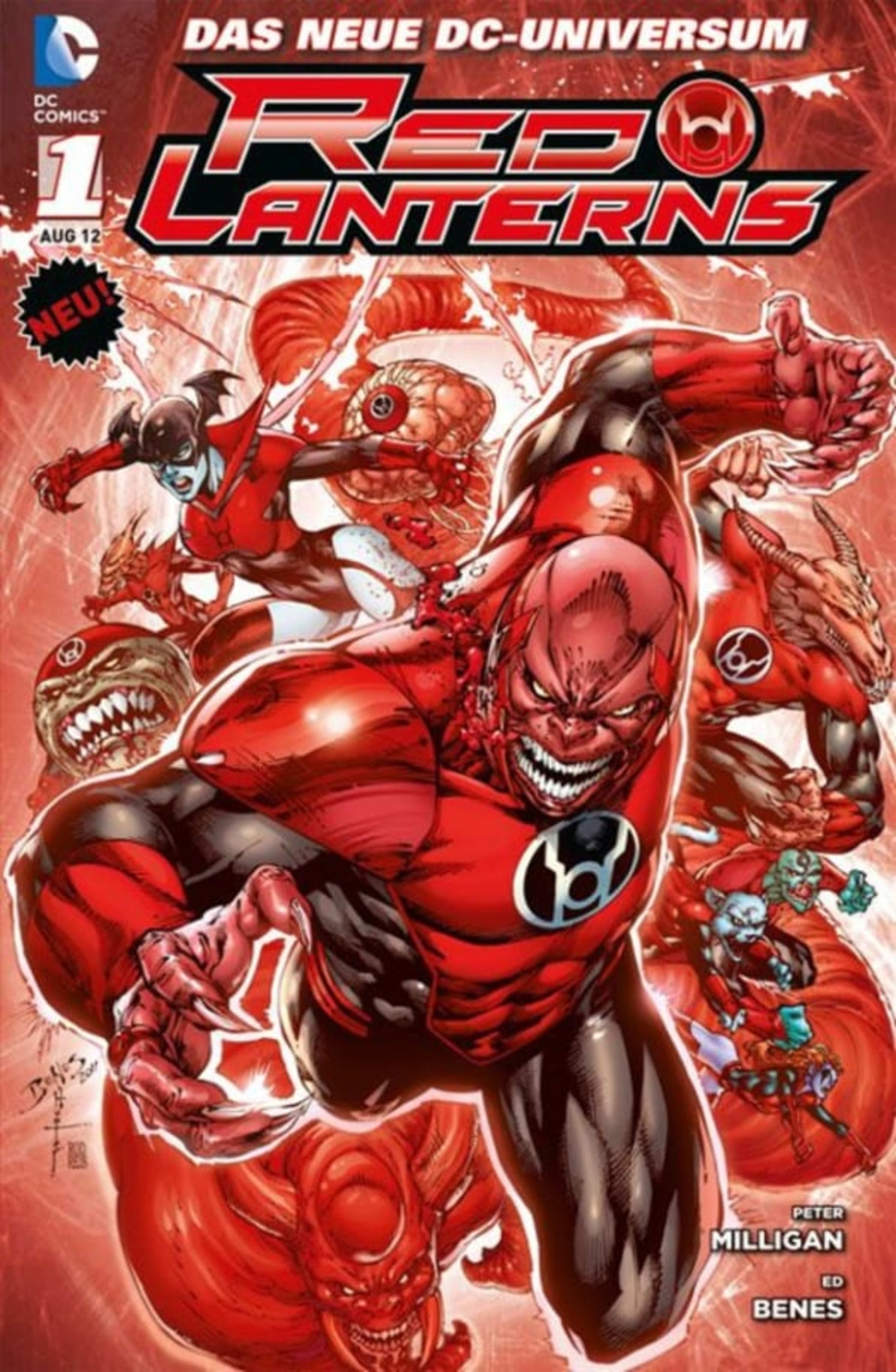 Red Lanterns cover — © Panini Verlag