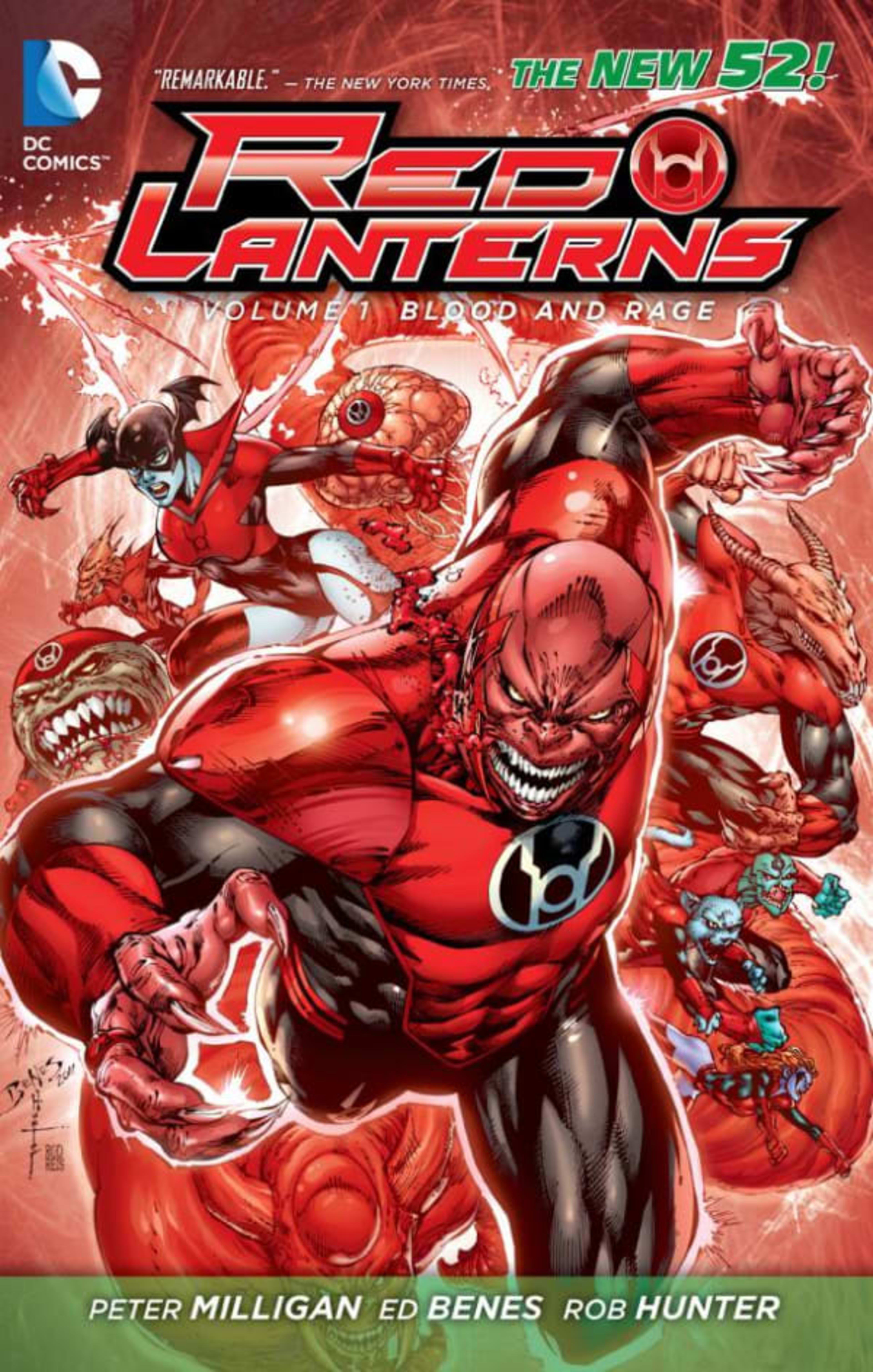 Red Lanterns cover — © DC Comics