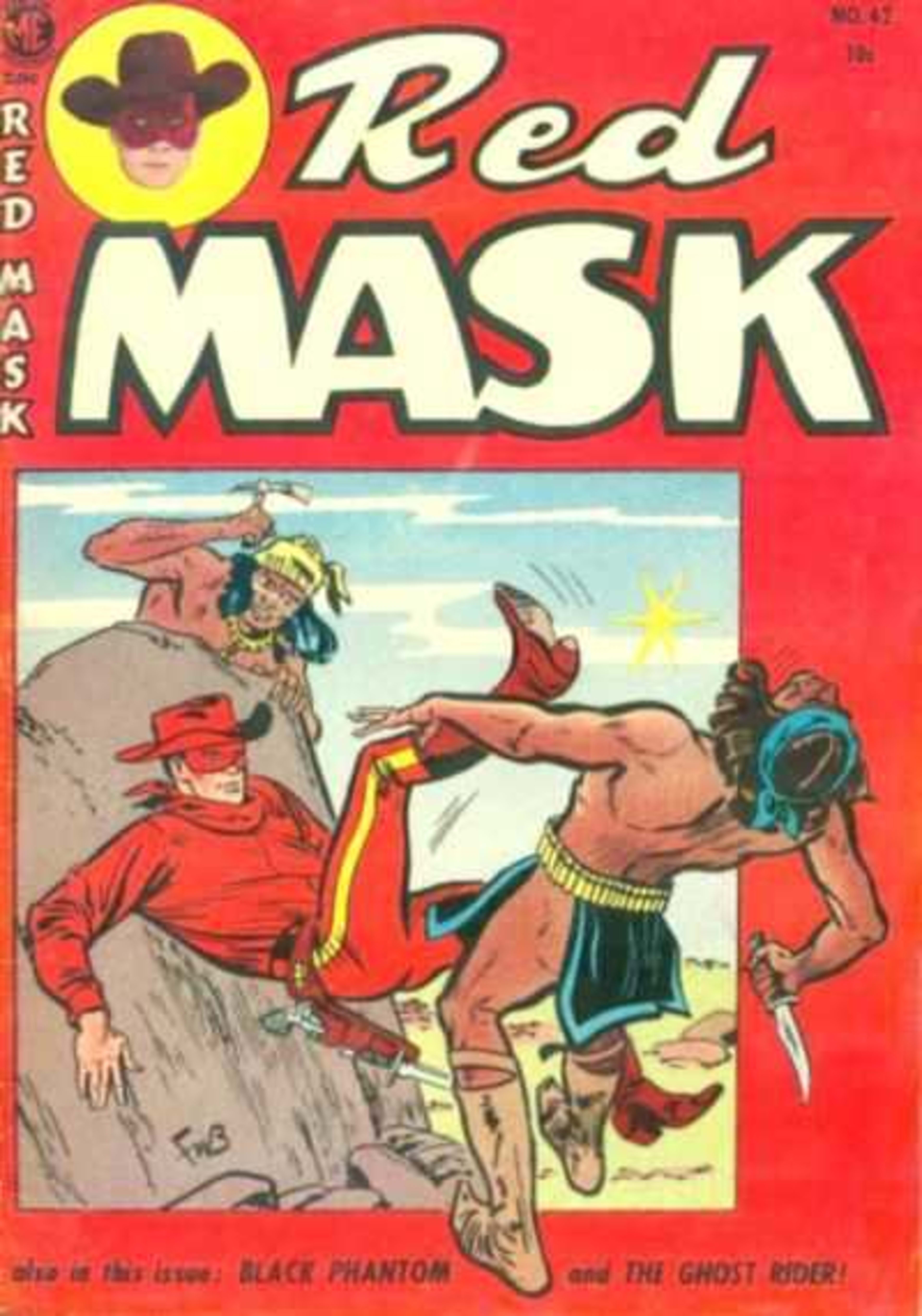 Red Mask cover — © Magazine Enterprises