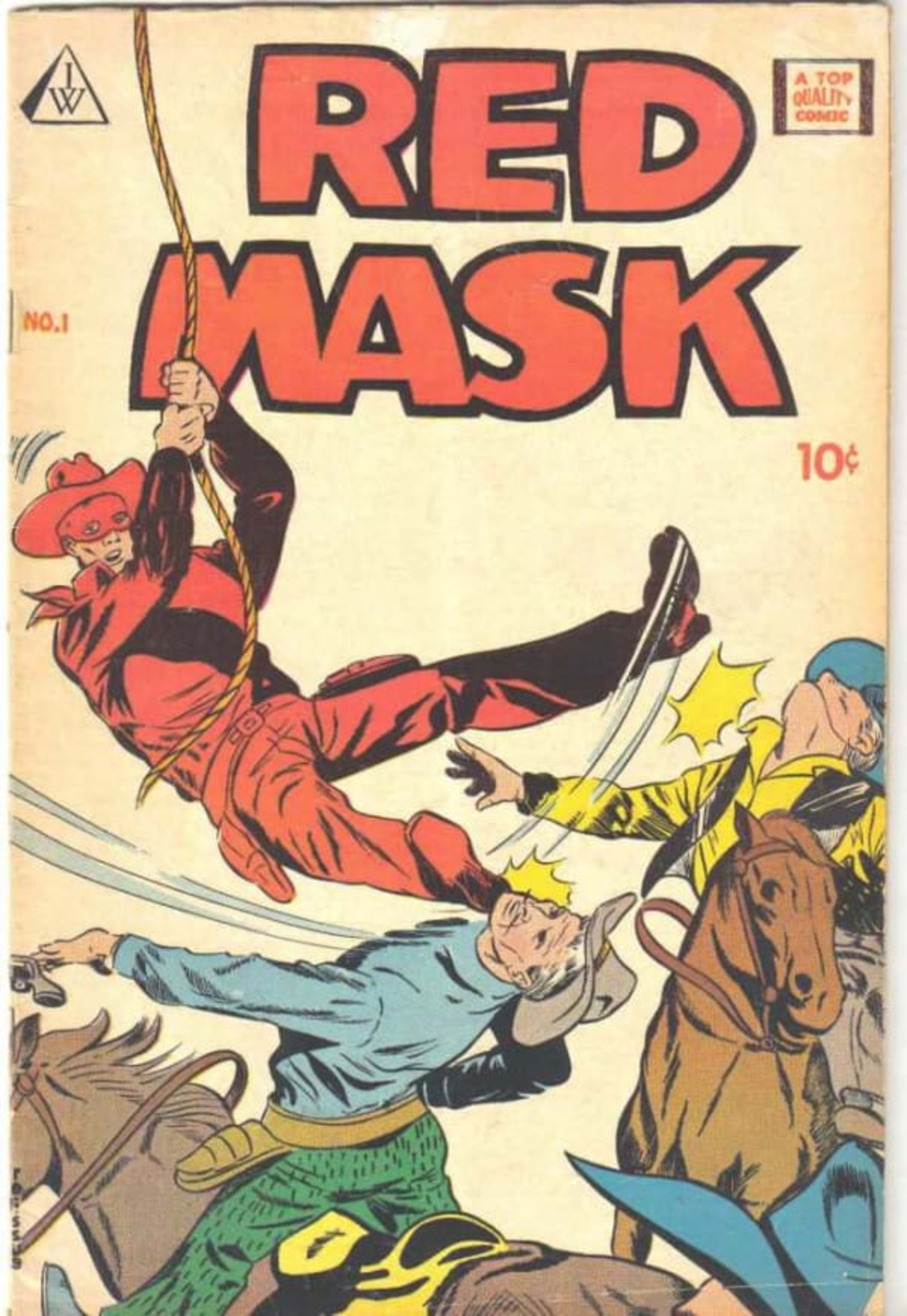 Red Mask cover — © I.W. Publishing