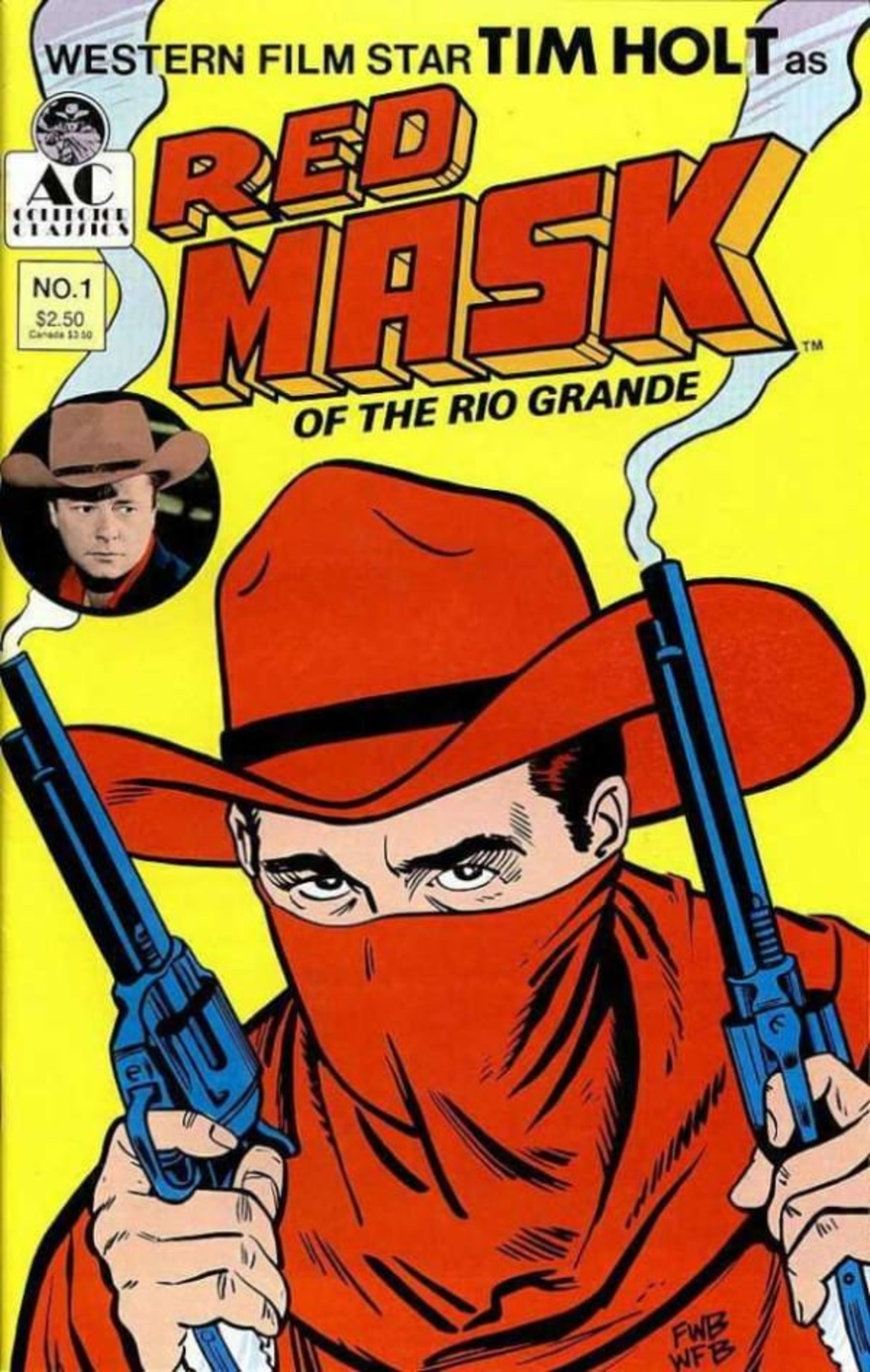 Red Mask of the Rio Grande cover — © AC Comics