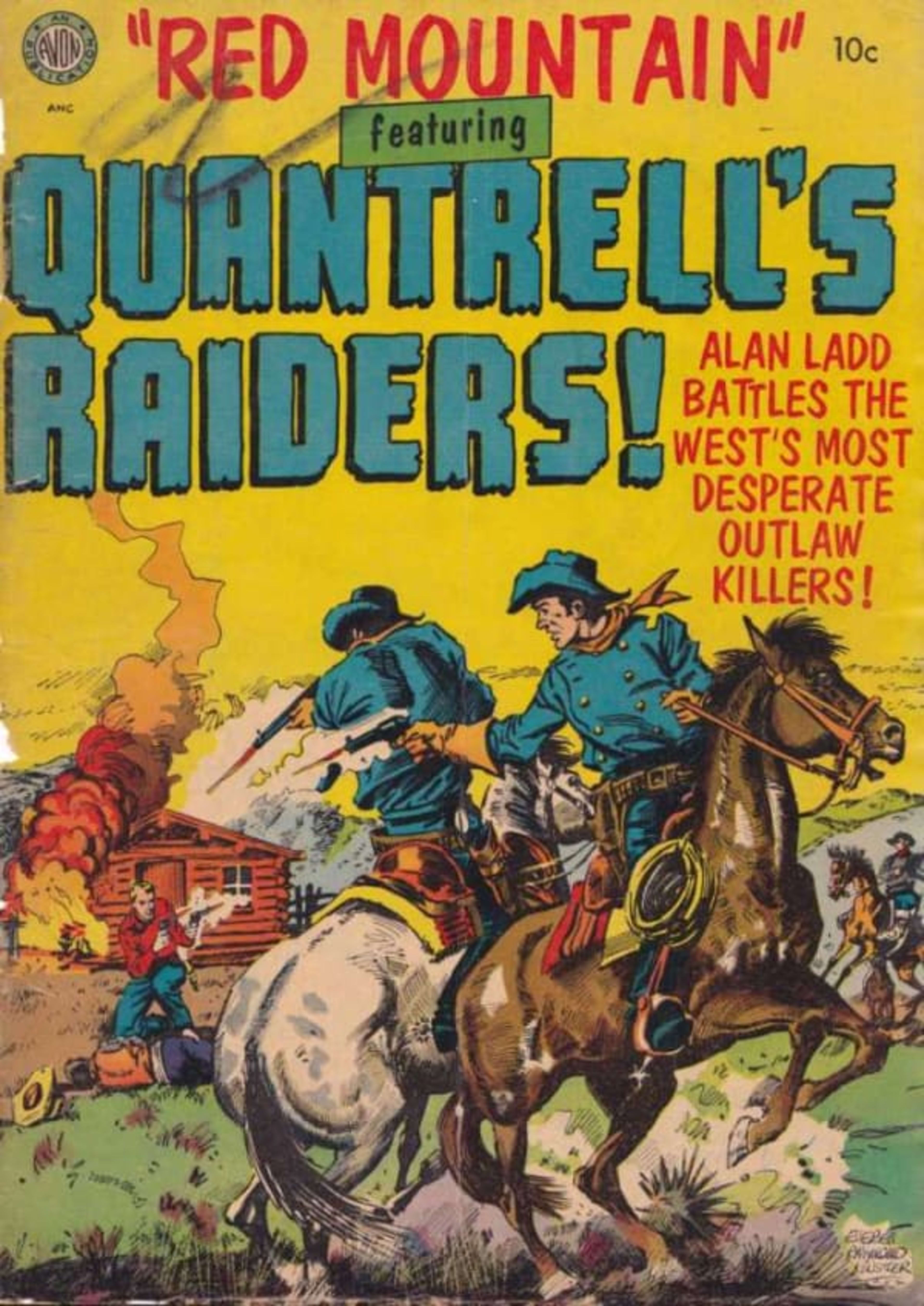 Red Mountain Featuring Quantrell's Raiders cover — © Avon