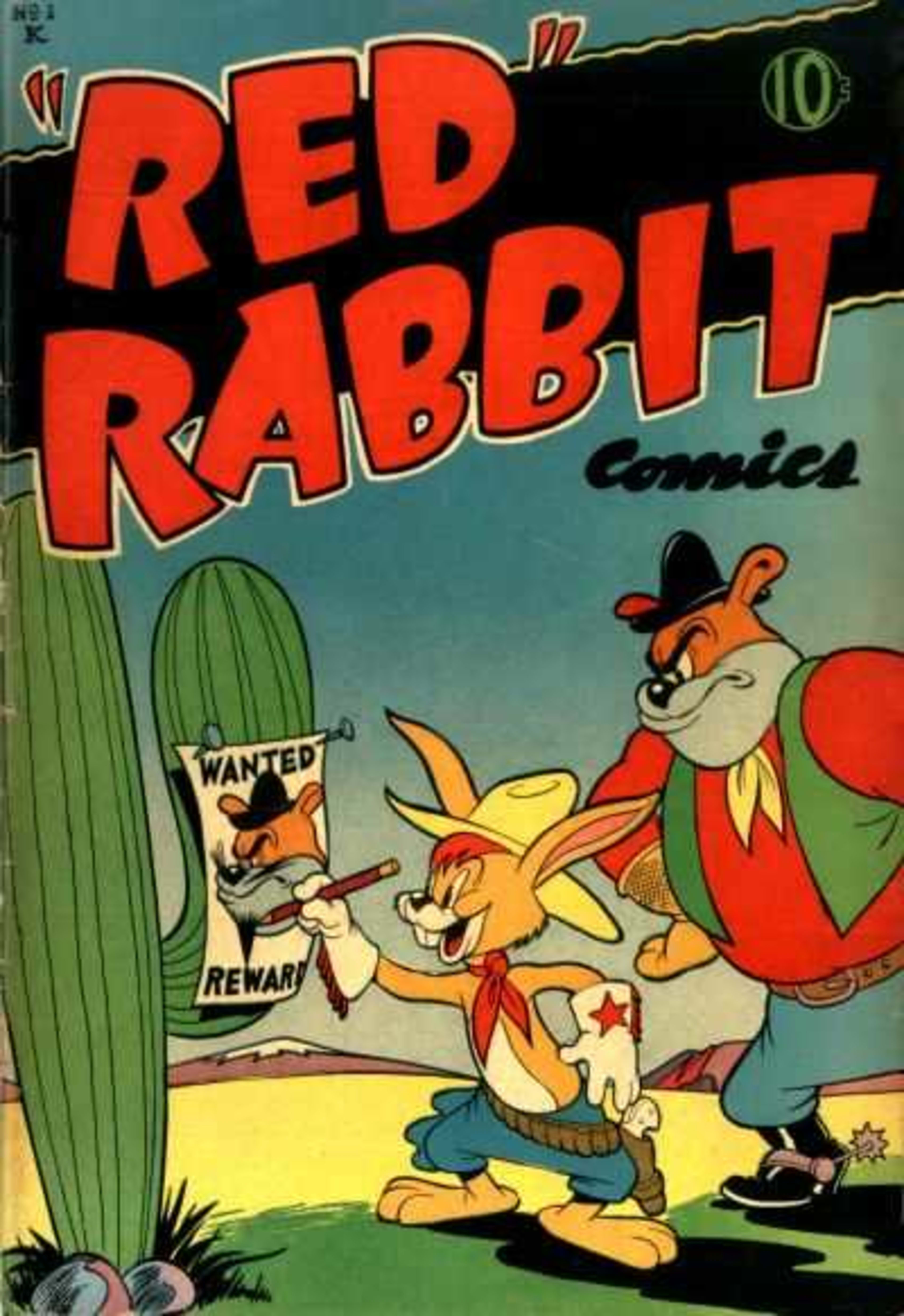 Red Rabbit Comics cover — © Dearfield Publishing Co.