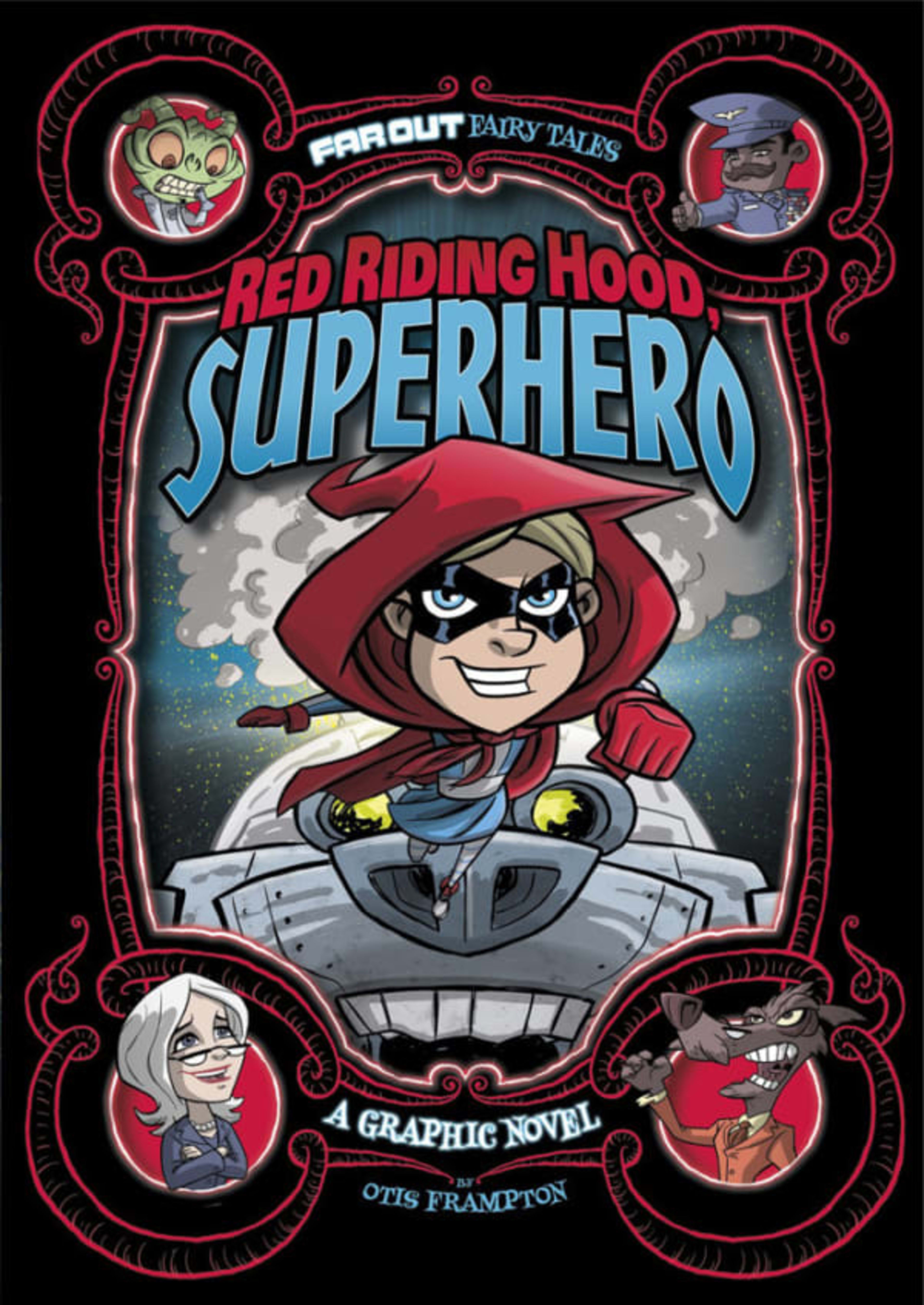 Red Riding Hood, Superhero: A Graphic Novel cover — © Capstone Press