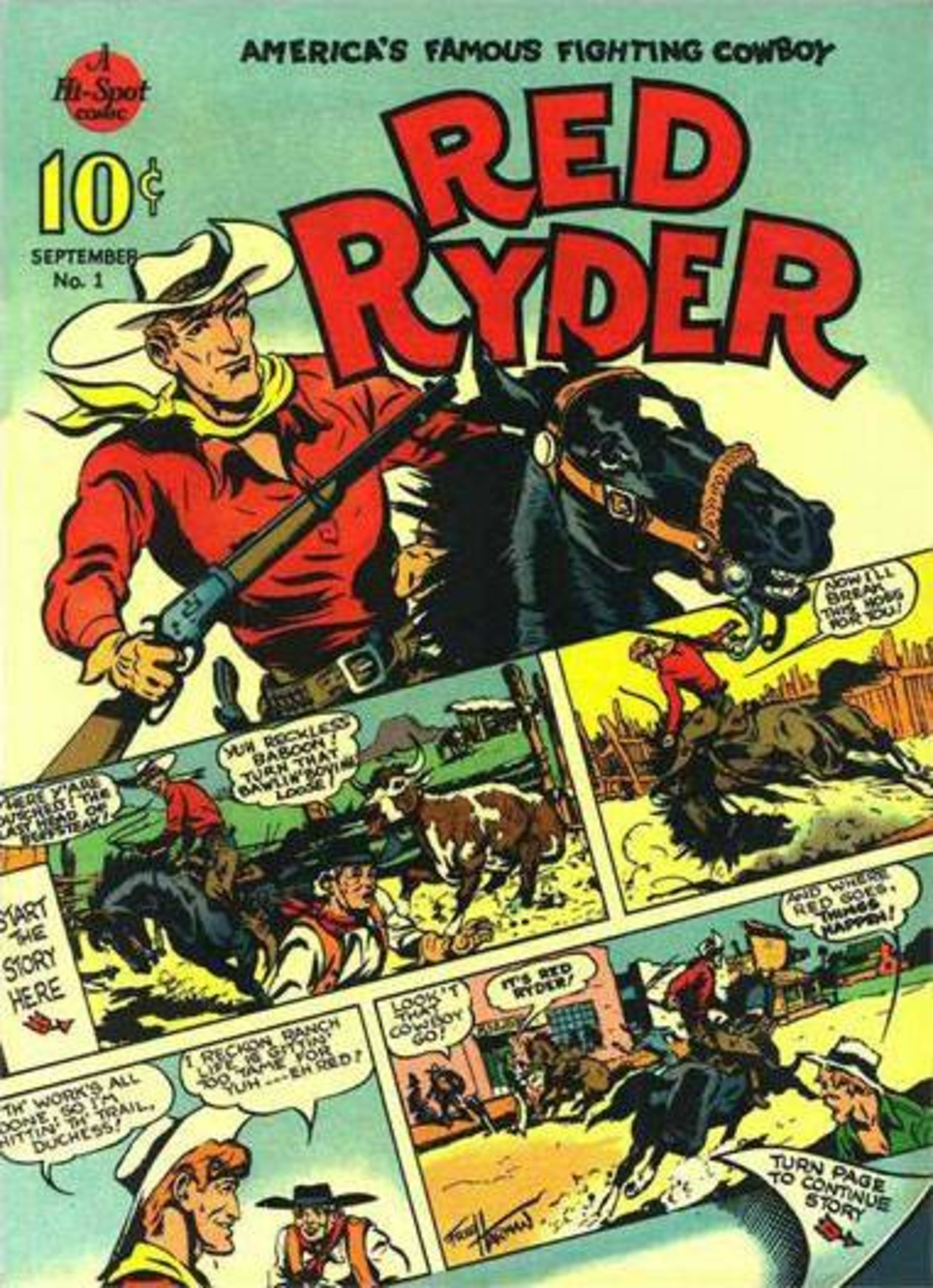 Red Ryder Comics cover — © Dell