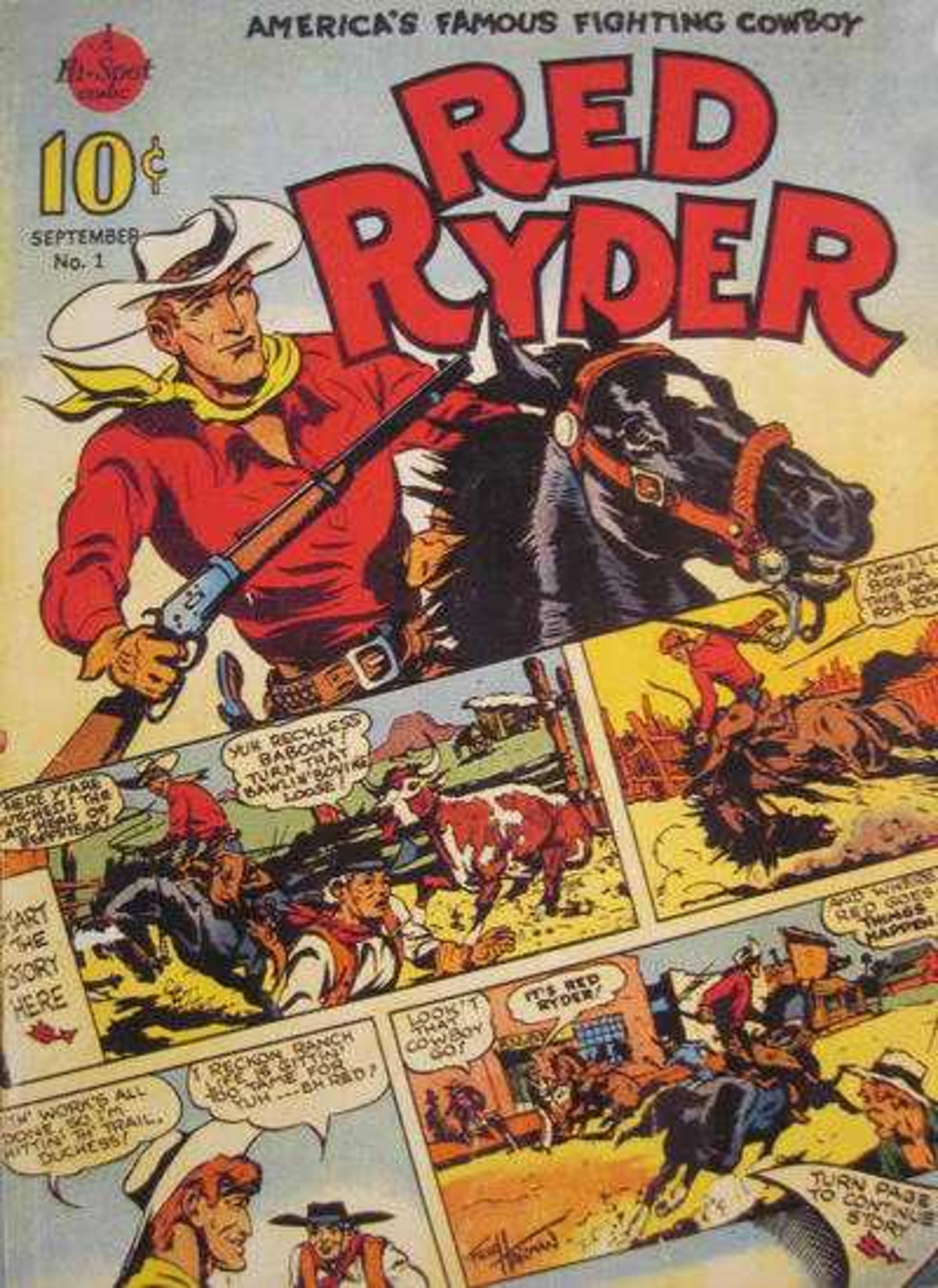 Red Ryder Comics cover — © Daisy Manufacturing Company
