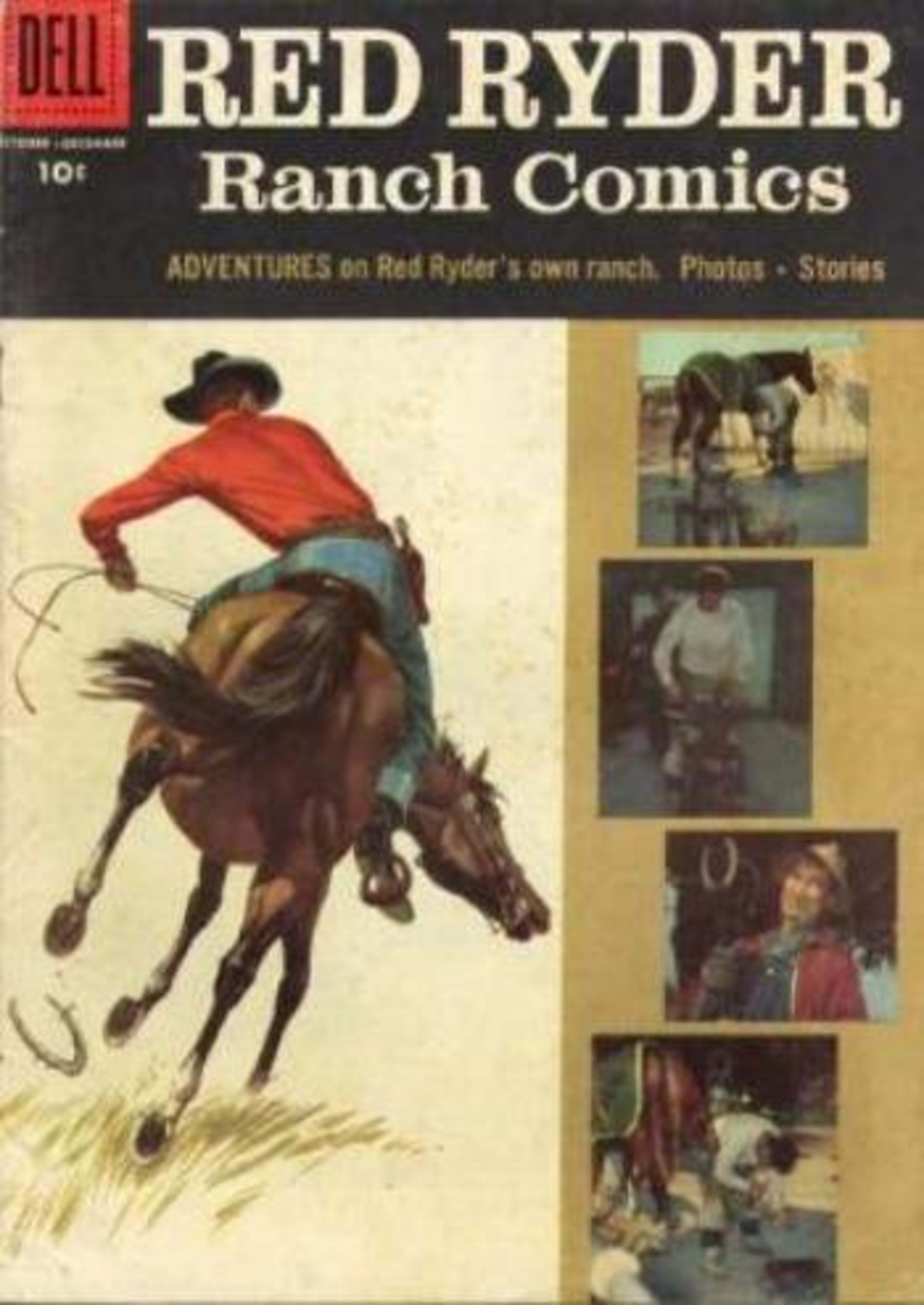 Red Ryder Ranch Comics cover — © Dell