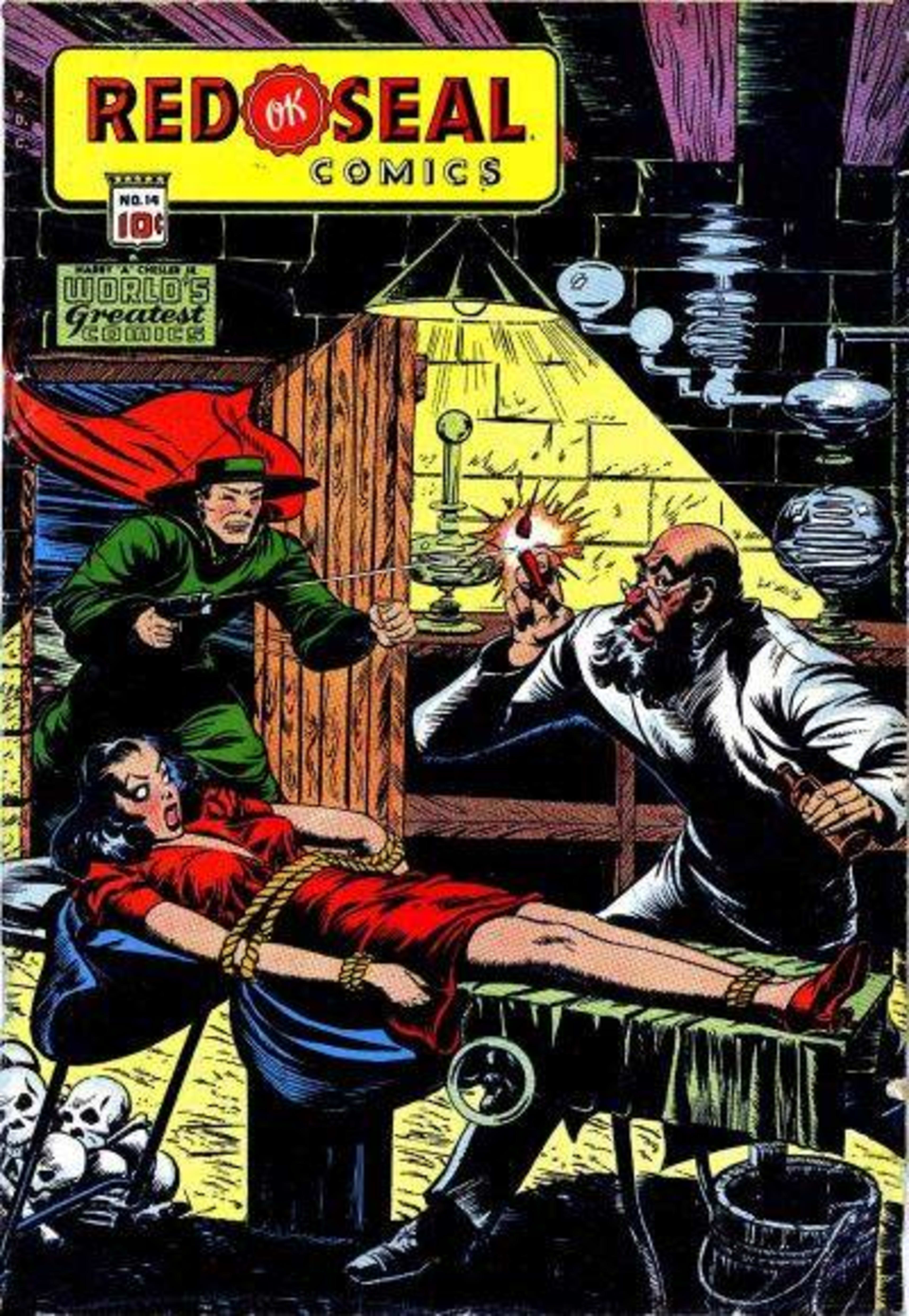 Red Seal Comics cover — © Harry A. Chesler/Dynamic