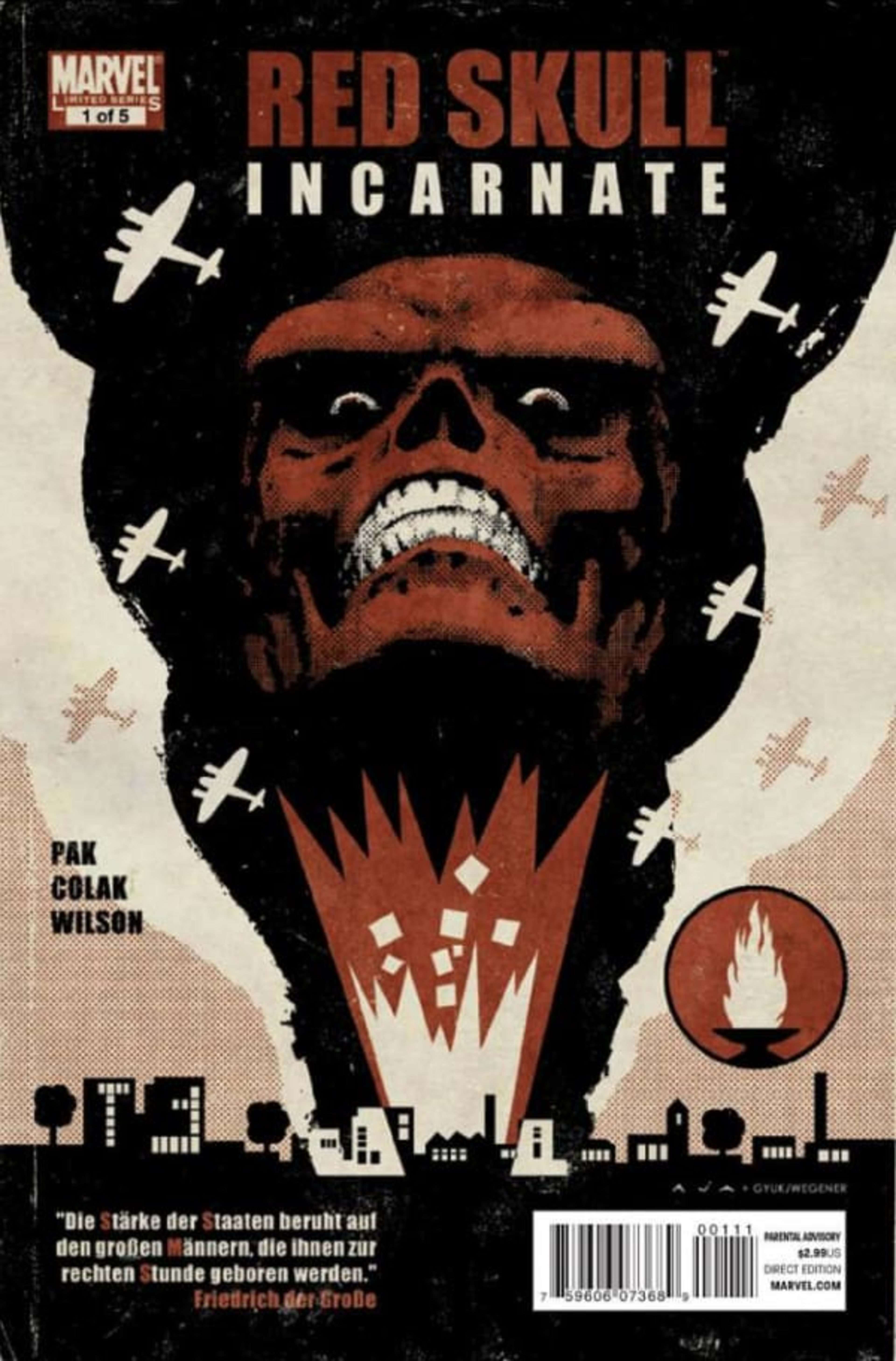Red Skull cover — © Marvel