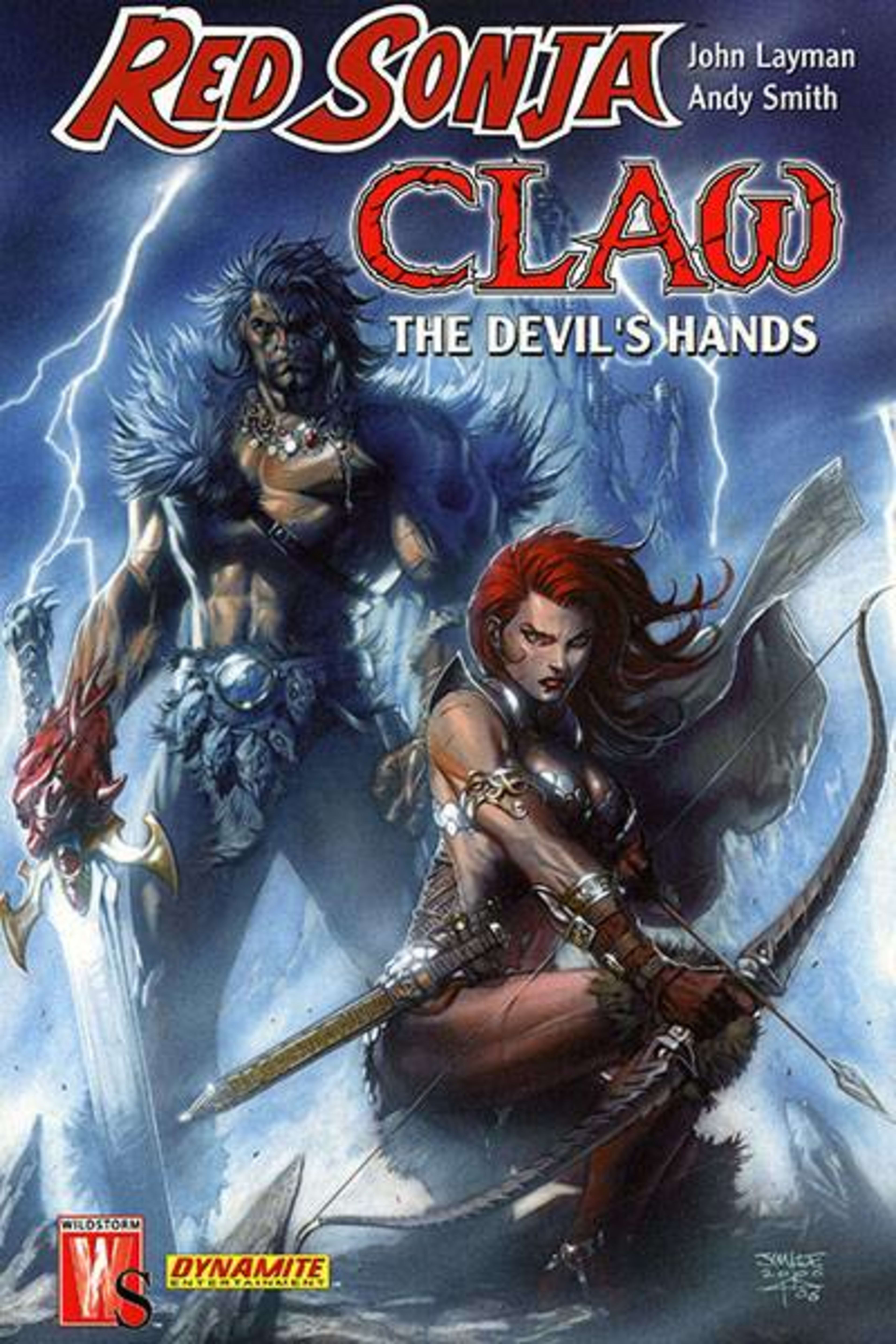 Red Sonja / Claw The Unconquered: Devil's Hands cover — © DC Comics