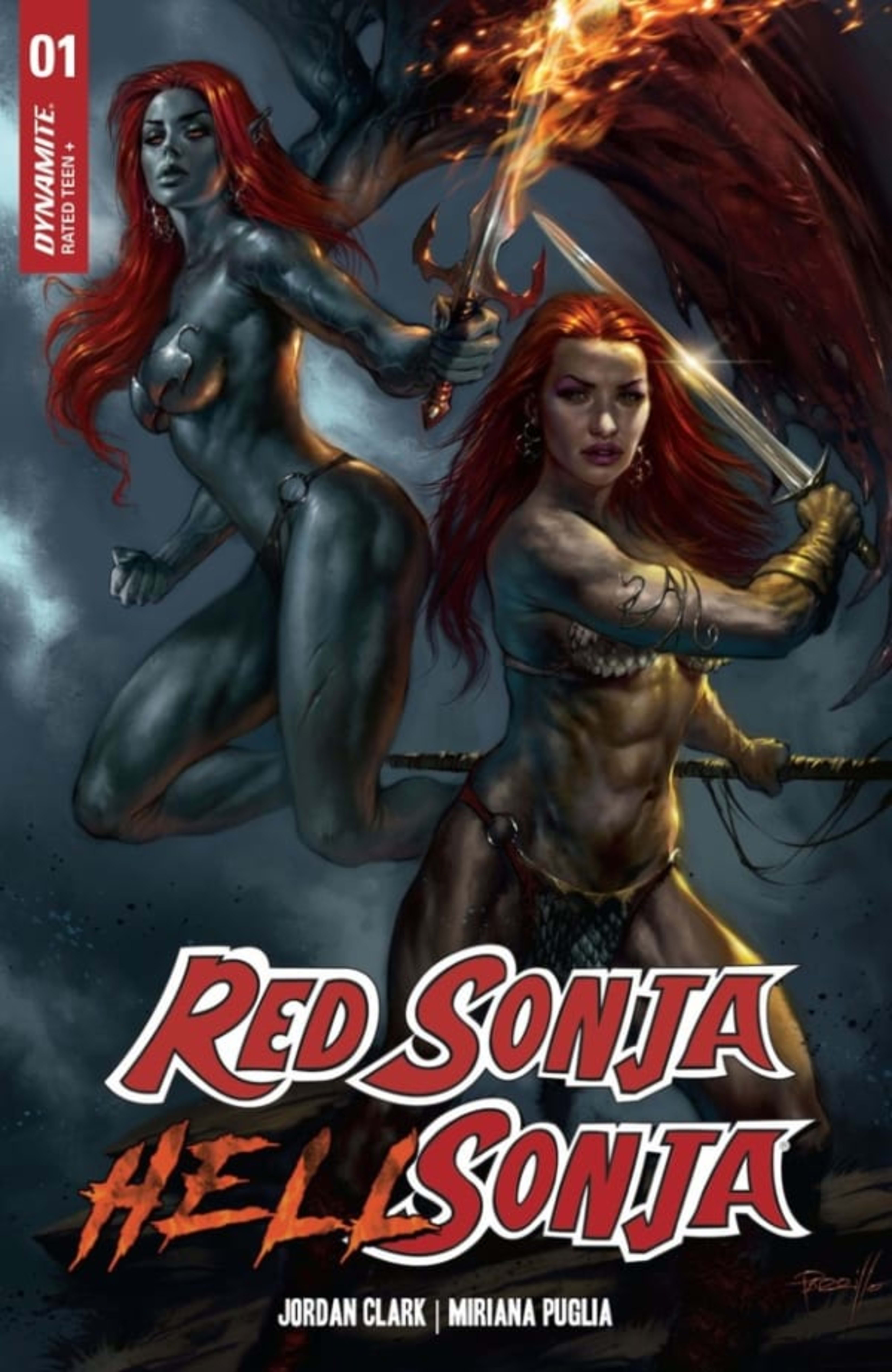 Red Sonja / Hell Sonja cover — © Dynamite Entertainment
