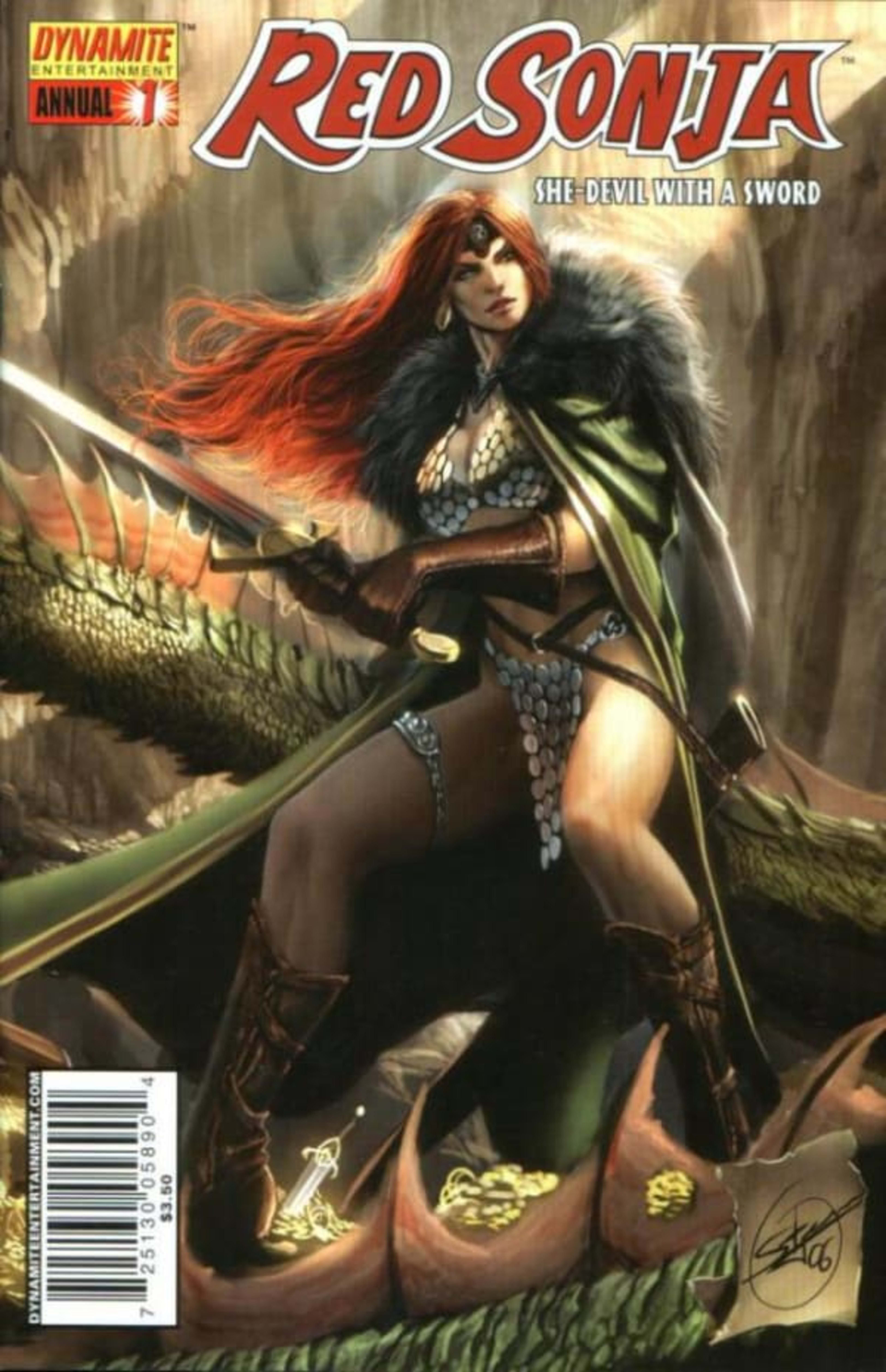 Red Sonja Annual cover — © Dynamite Entertainment