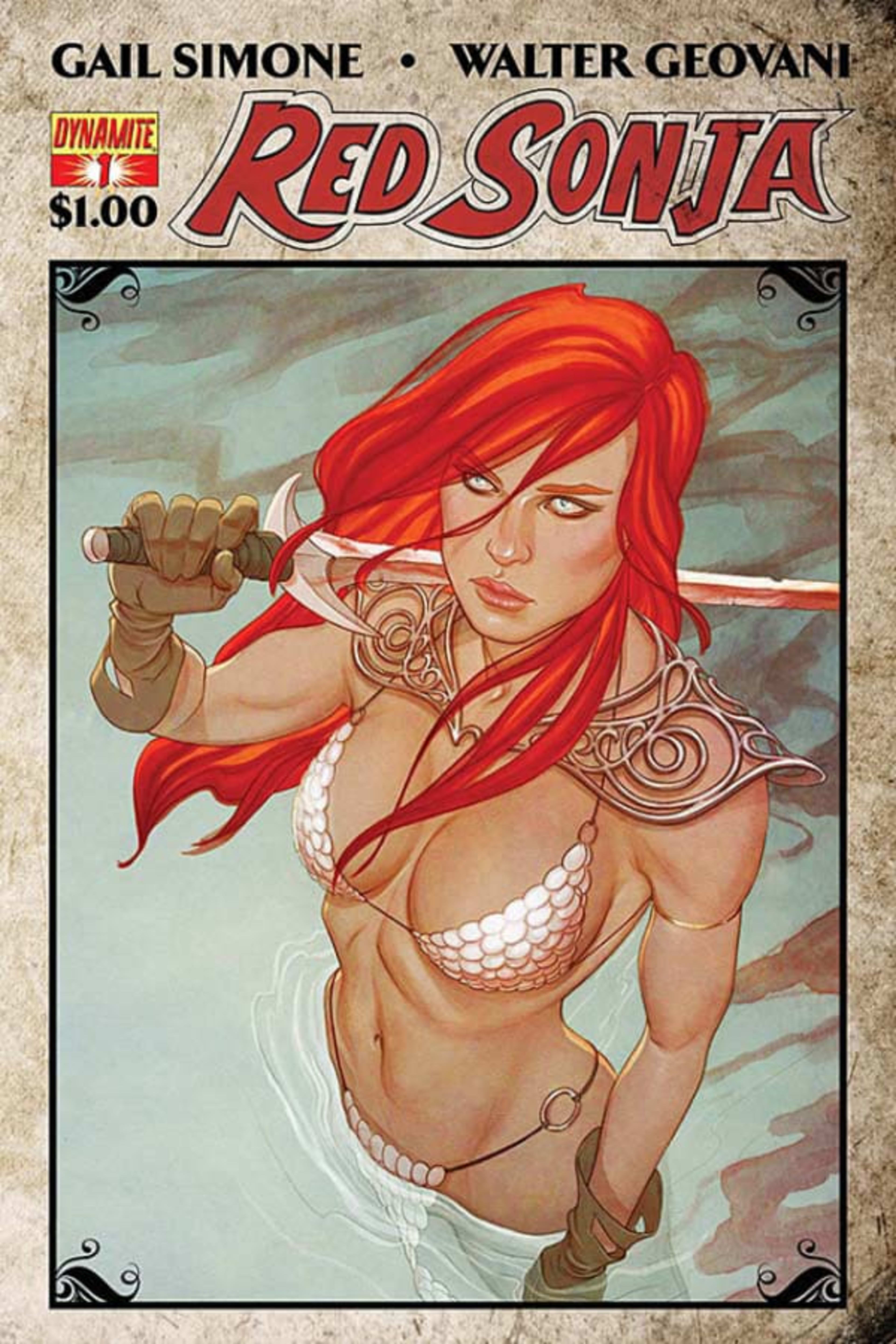 Red Sonja Dollar Book cover — © Dynamite Entertainment