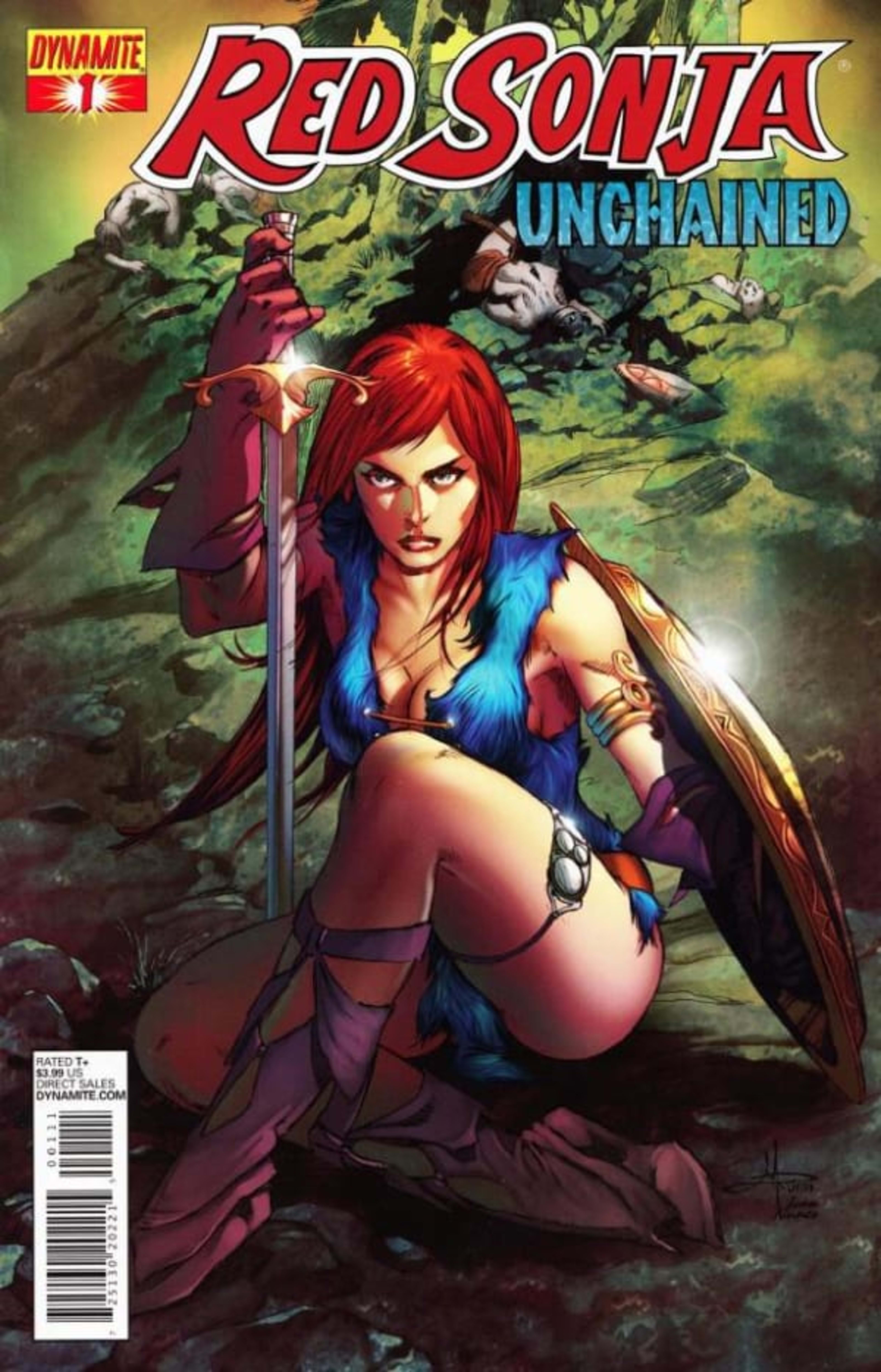 Red Sonja Unchained cover — © Dynamite Entertainment