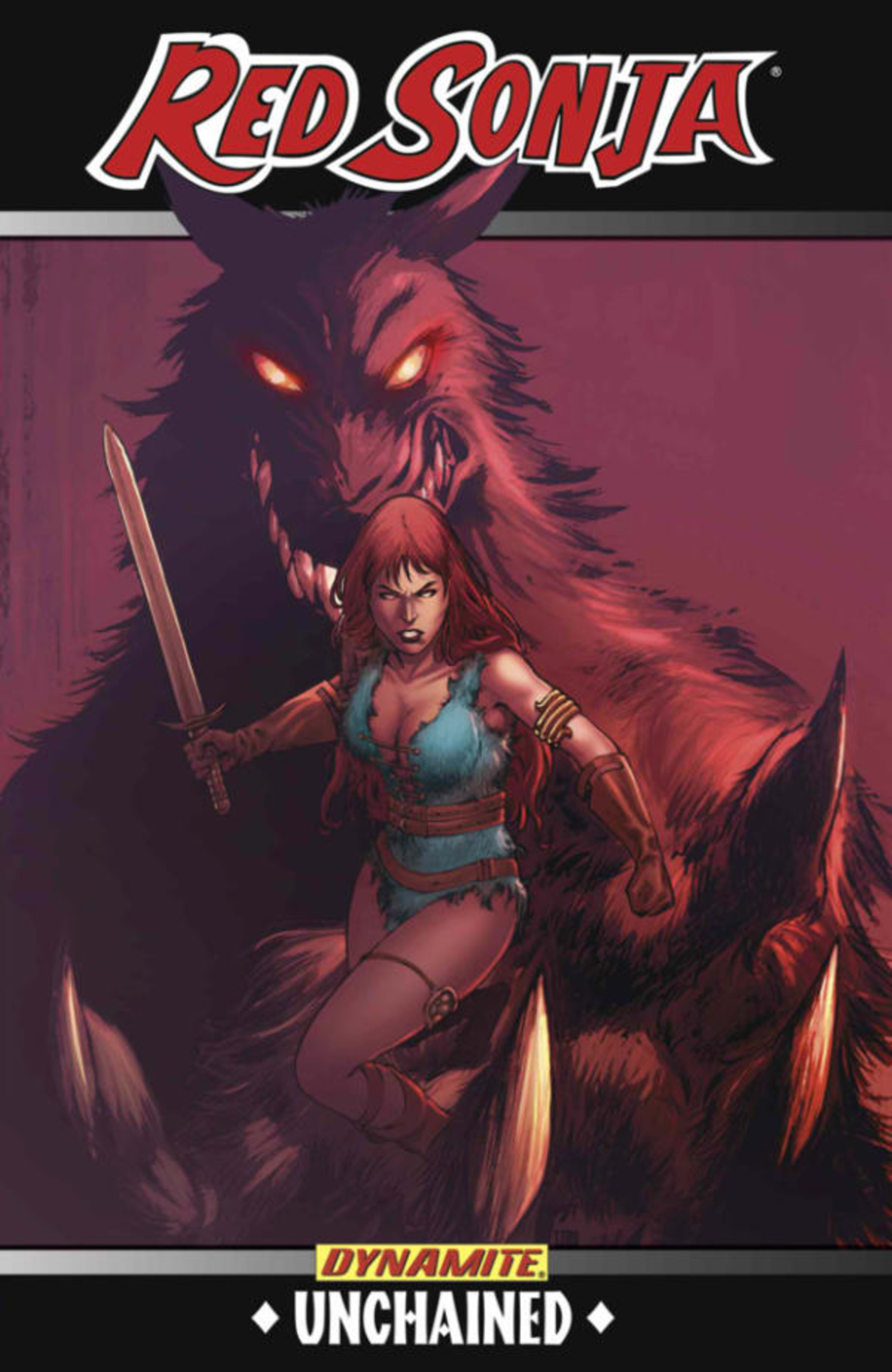 Red Sonja Unchained cover — © Dynamite Entertainment