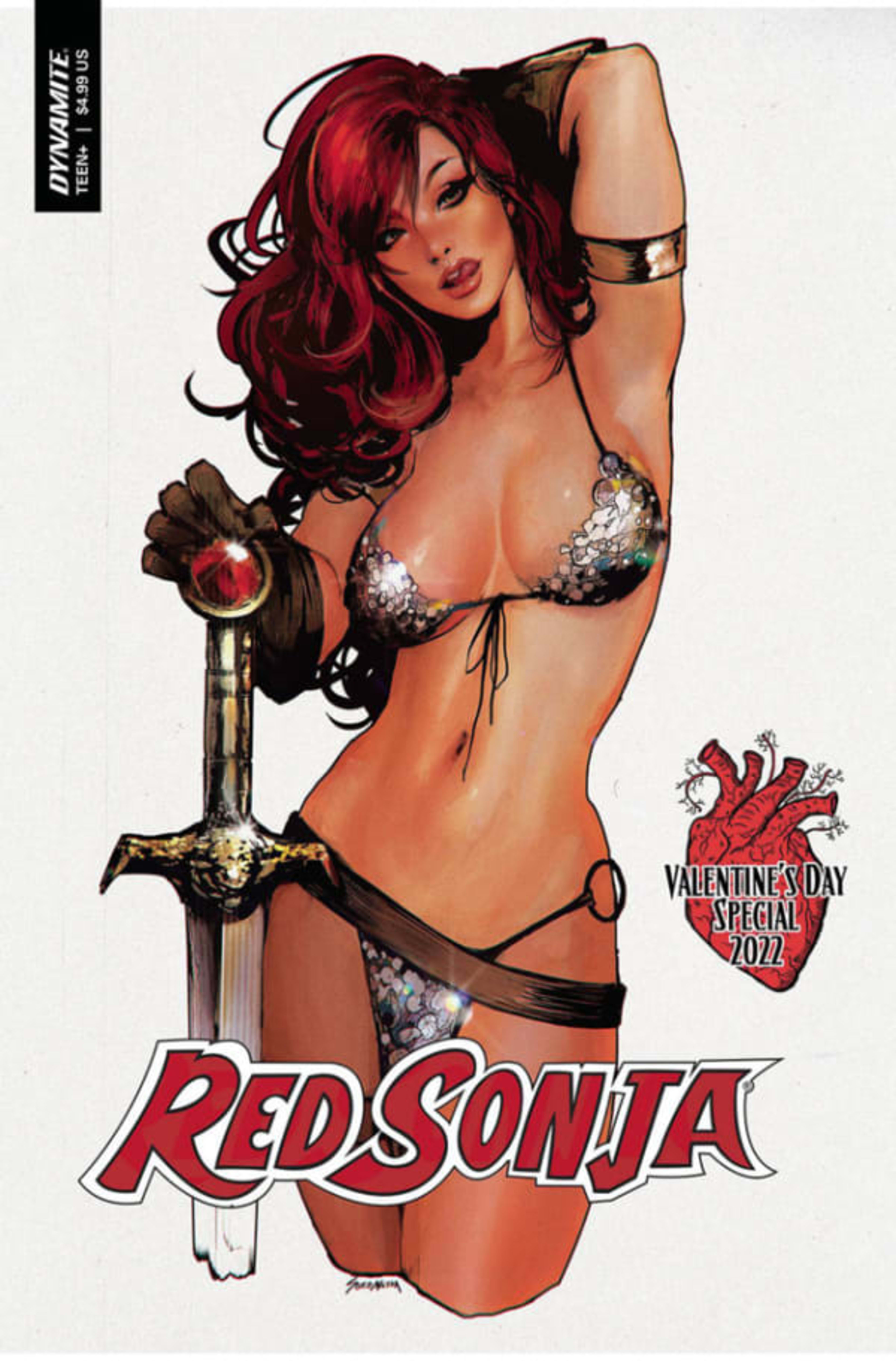 Red Sonja Valentine's Special cover — © Dynamite Entertainment