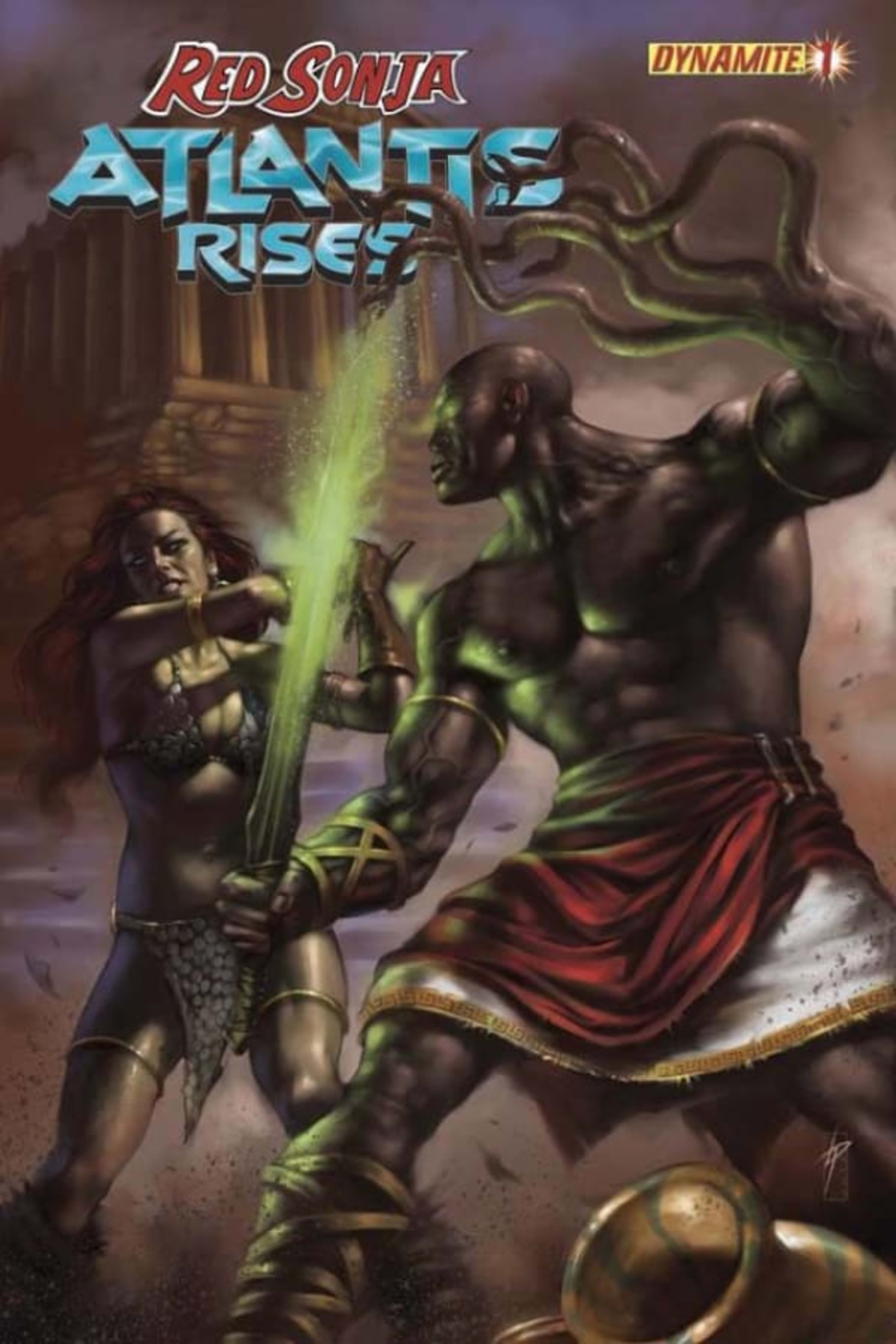 Red Sonja: Atlantis Rises cover — © Dynamite Entertainment