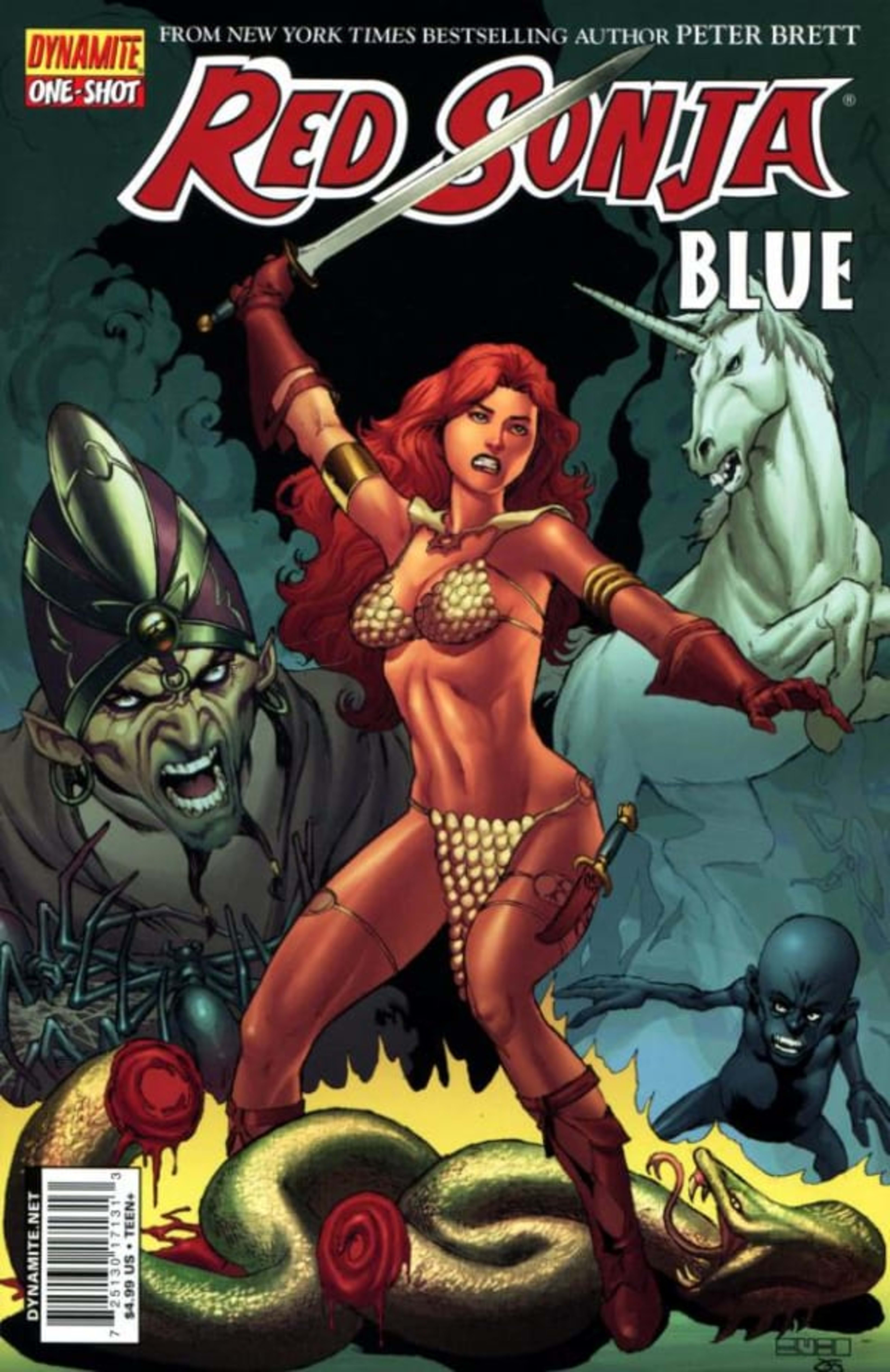 Red Sonja: Blue cover — © Dynamite Entertainment