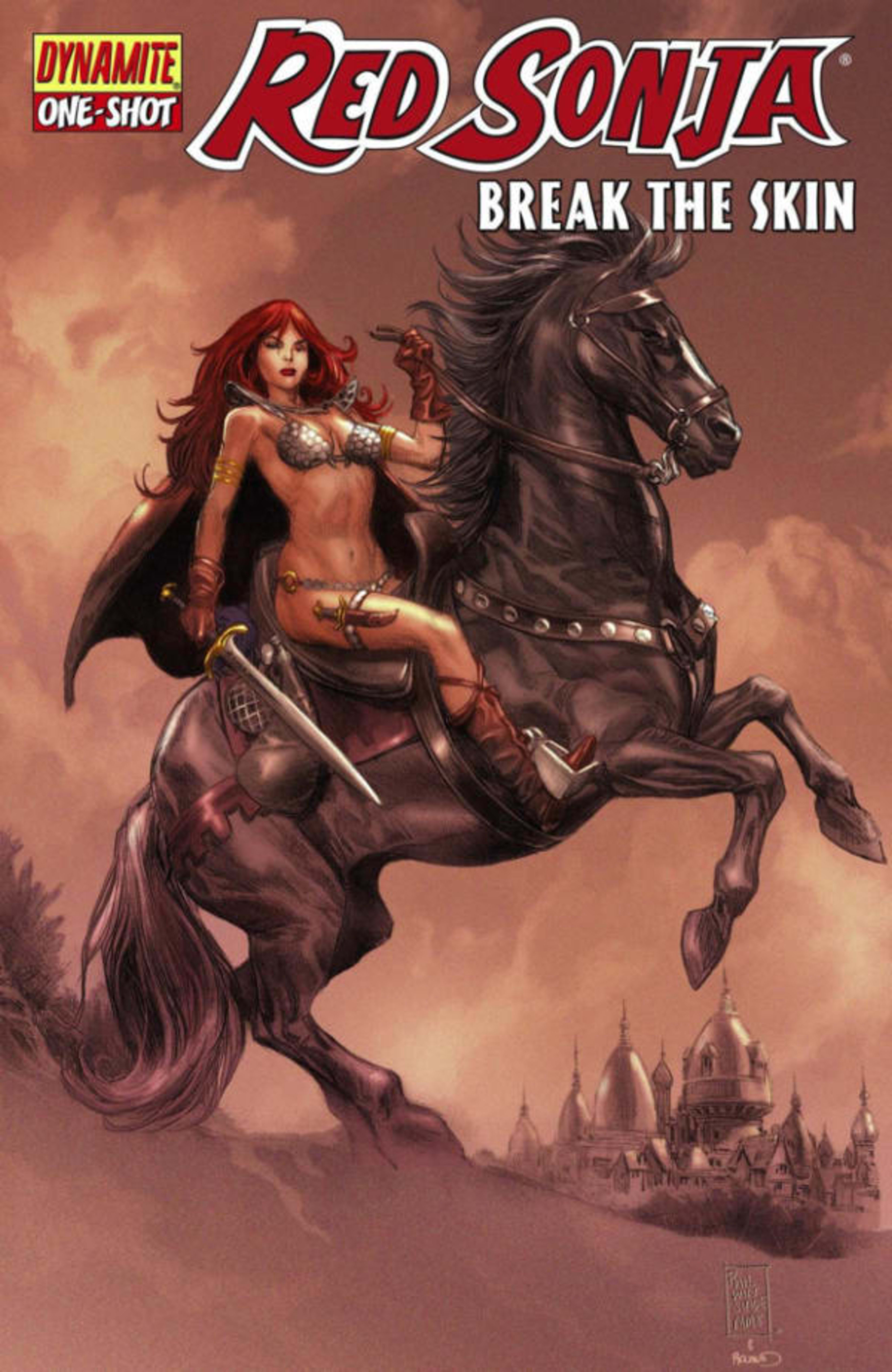 Red Sonja: Break The Skin cover — © Dynamite Entertainment