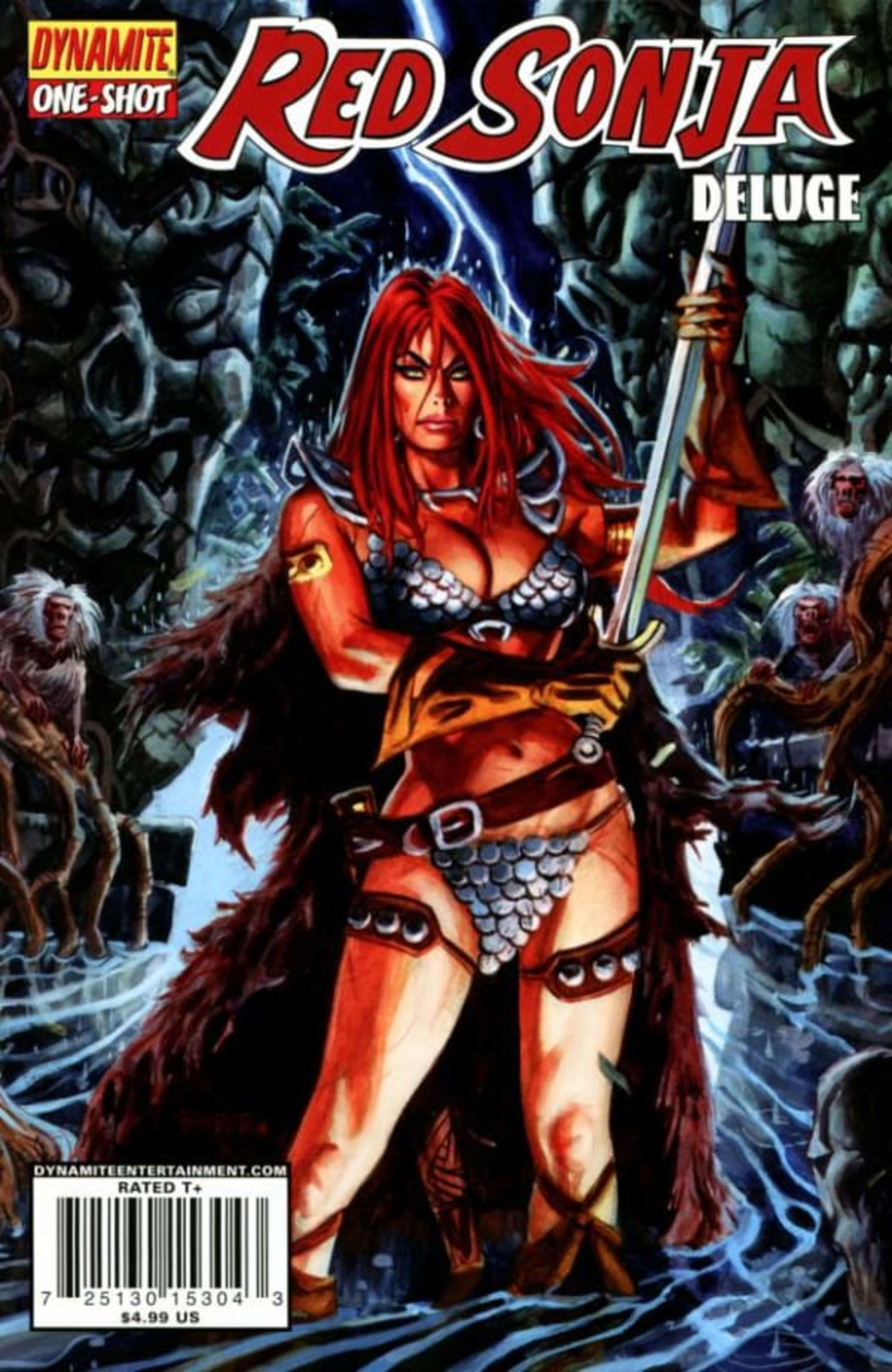 Red Sonja: Deluge cover — © Dynamite Entertainment