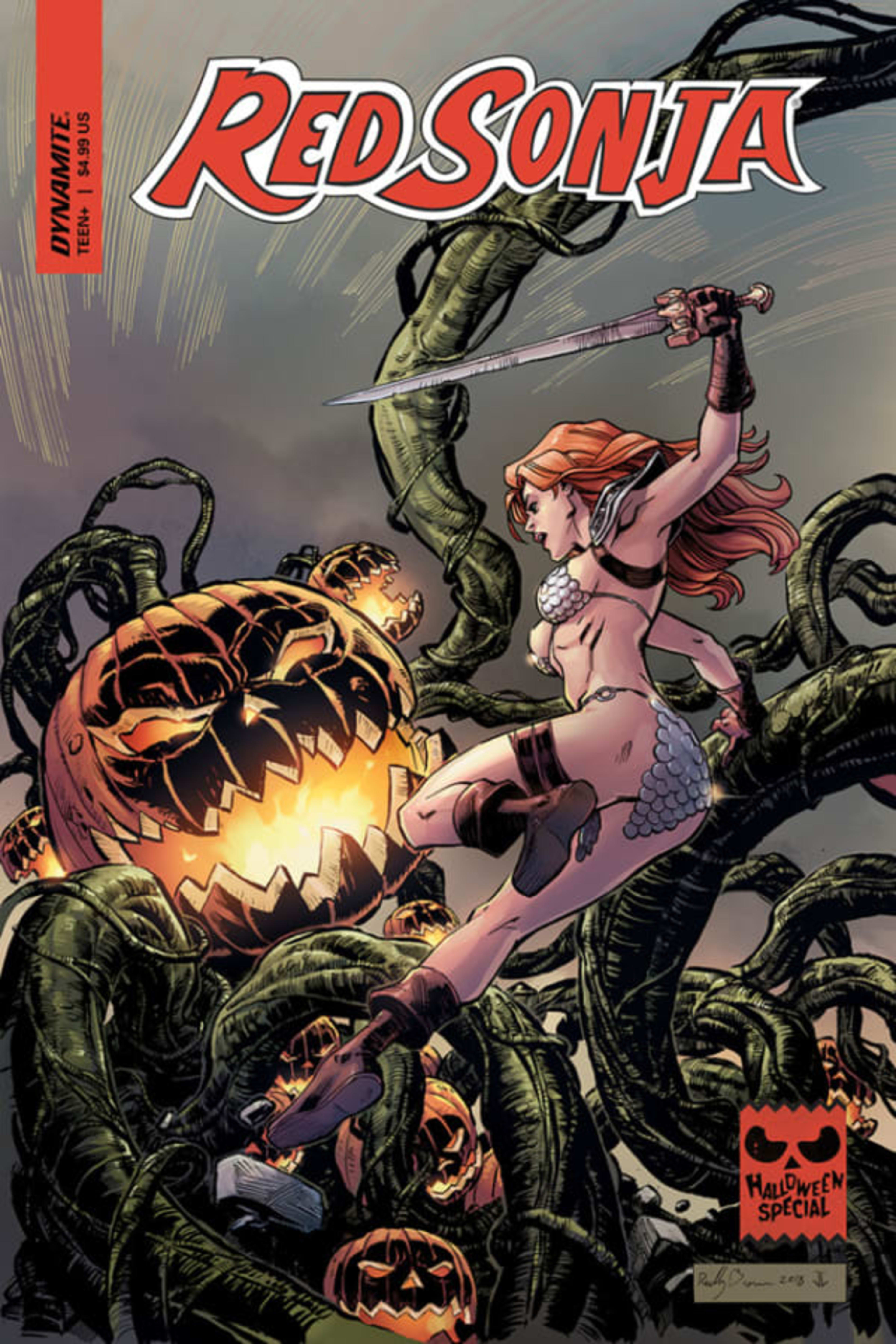 Red Sonja: Halloween Special cover — © Dynamite Entertainment
