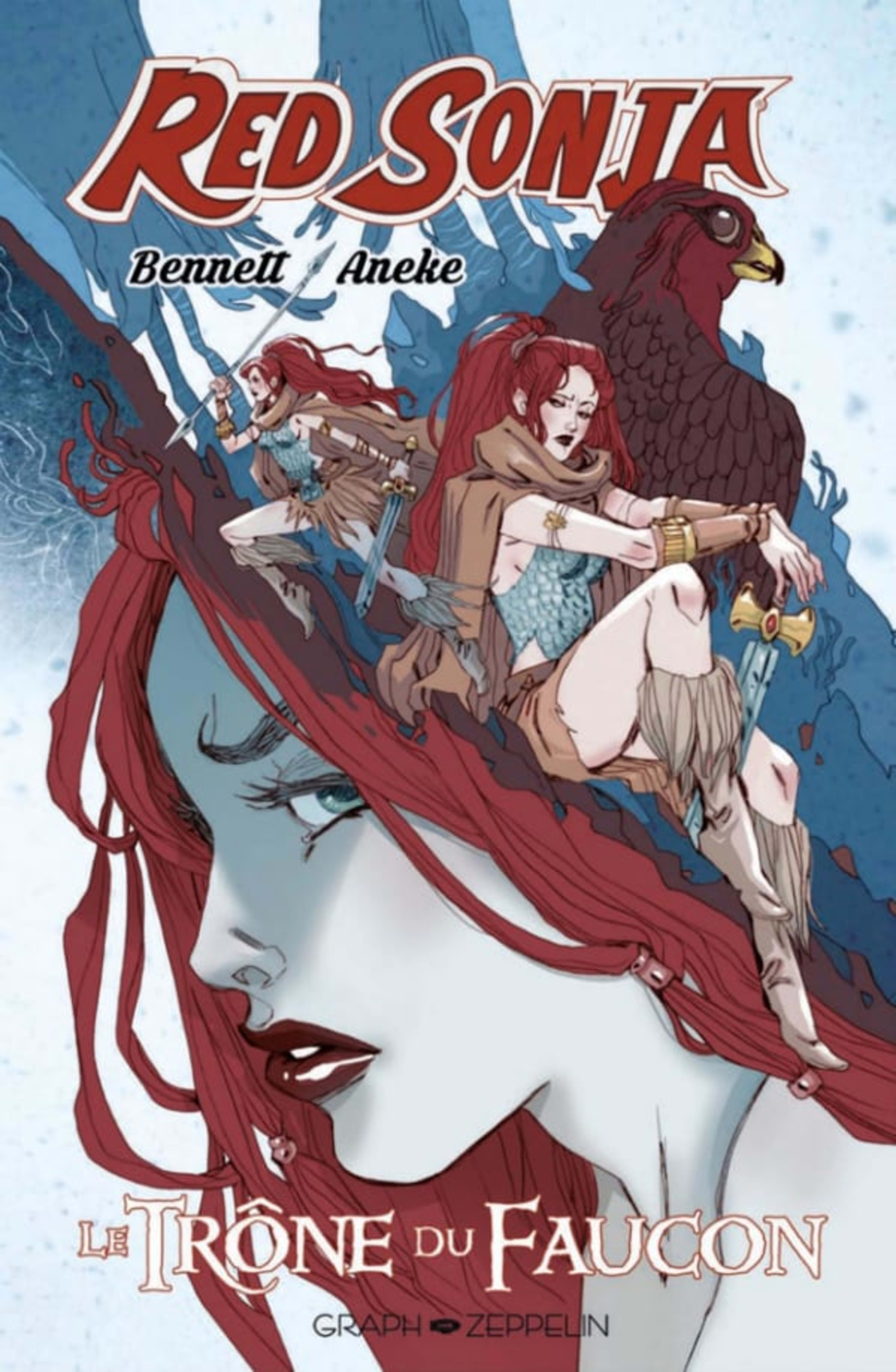 Red Sonja: Le Trône du Faucon cover — © Graph Zeppelin
