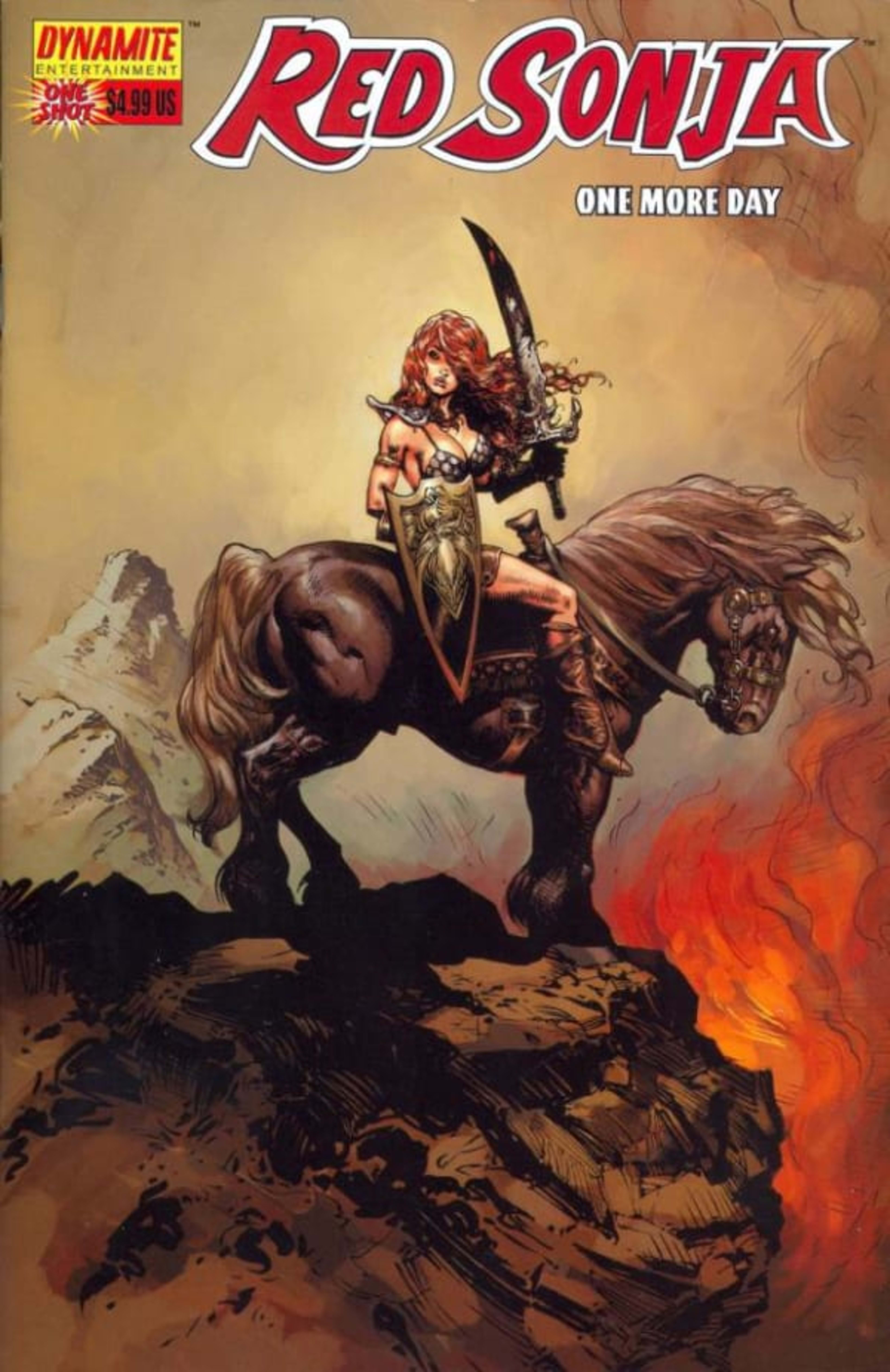 Red Sonja: One More Day cover — © Dynamite Entertainment