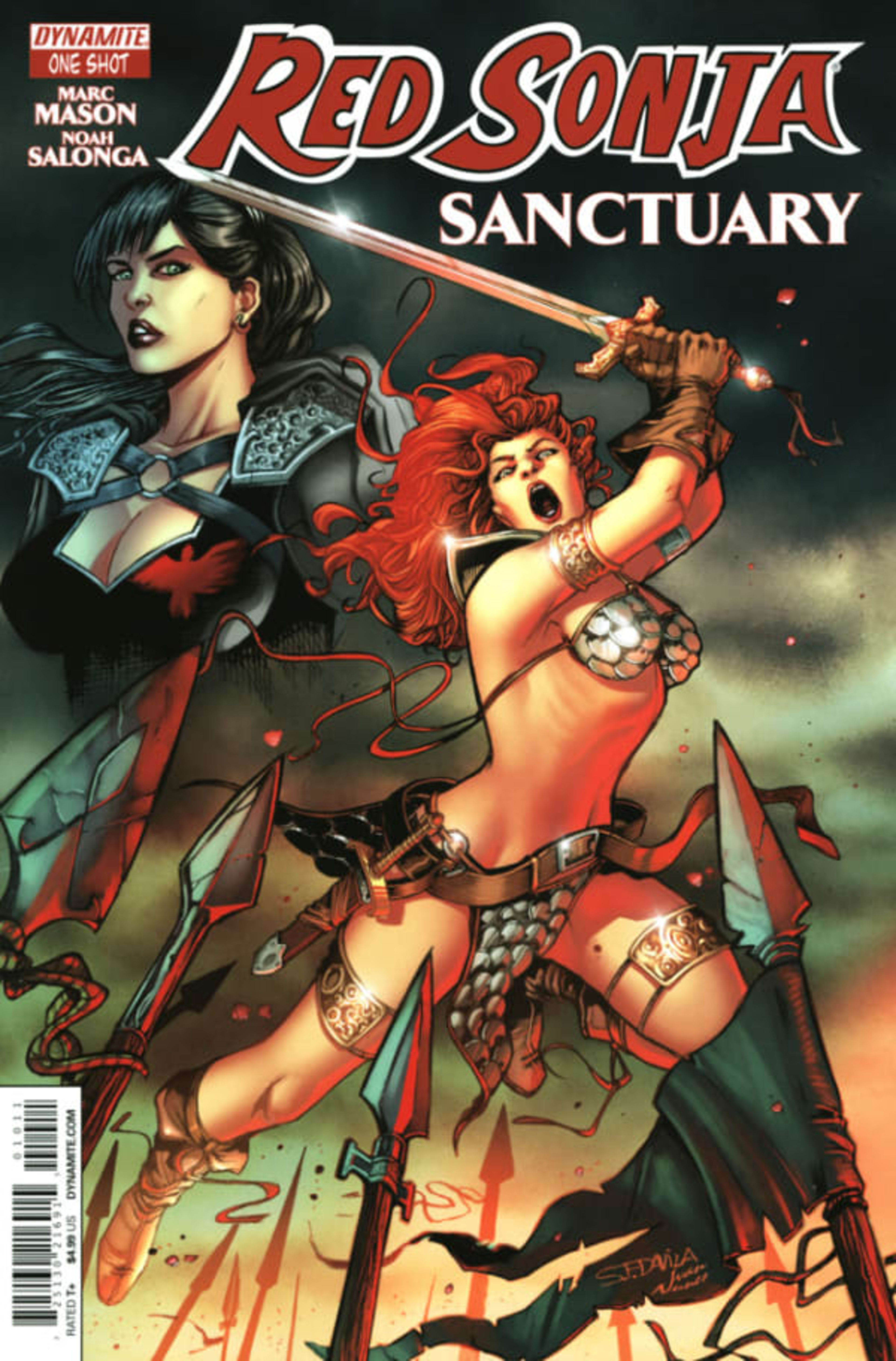 Red Sonja: Sanctuary cover — © Dynamite Entertainment