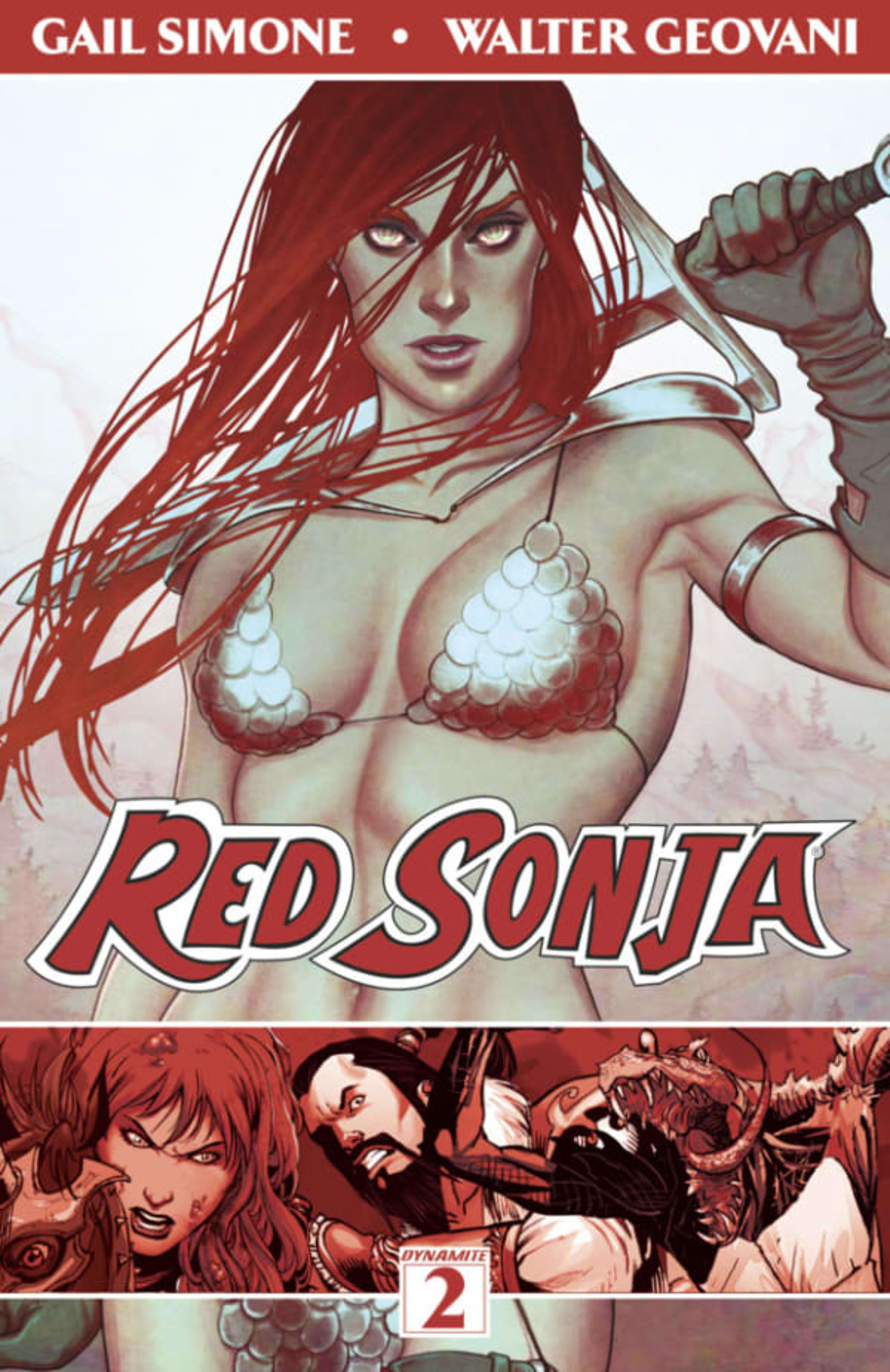 Red Sonja: The Art of Blood and Fire cover — © Dynamite Entertainment