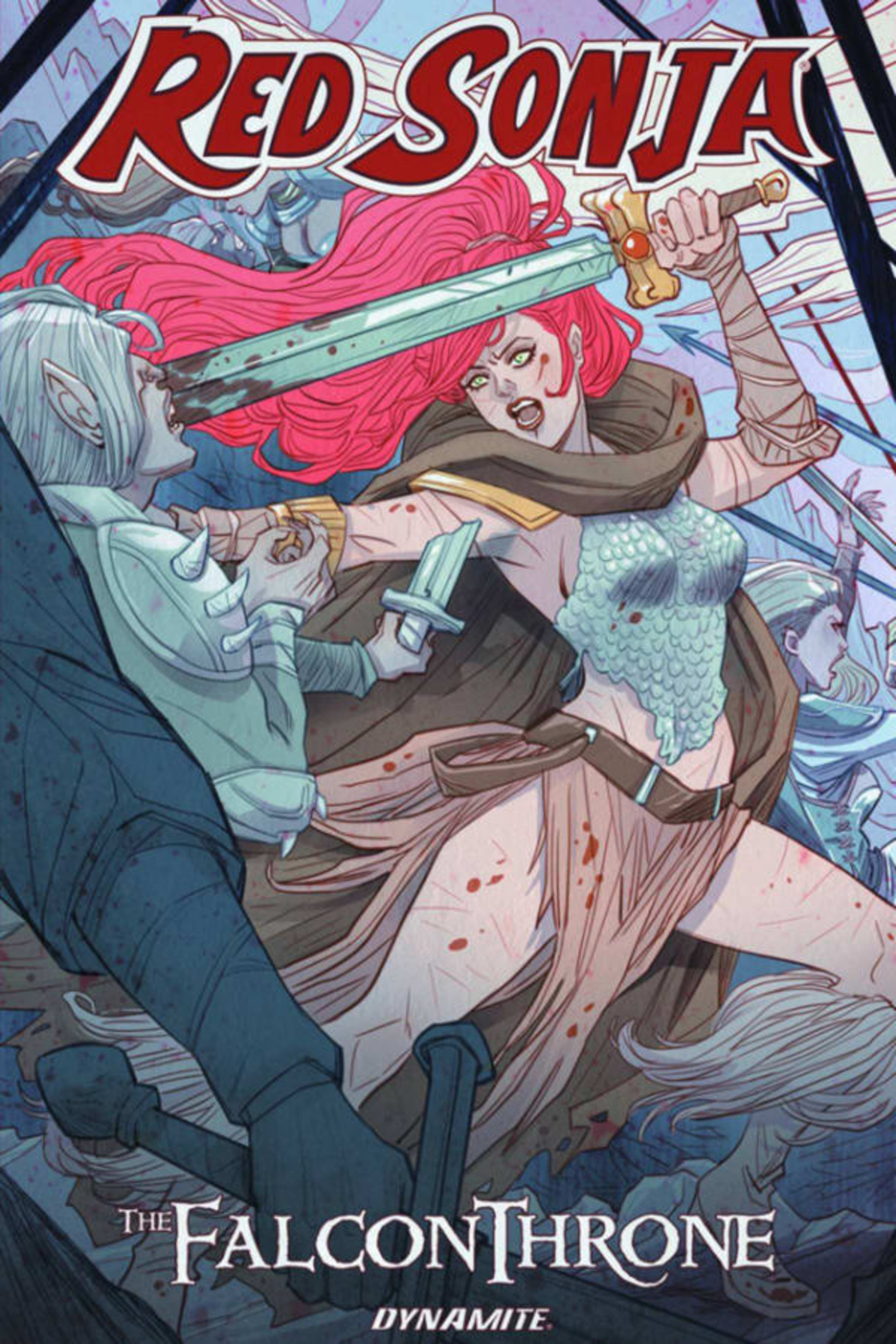 Red Sonja: The Falcon Throne cover — © Dynamite Entertainment