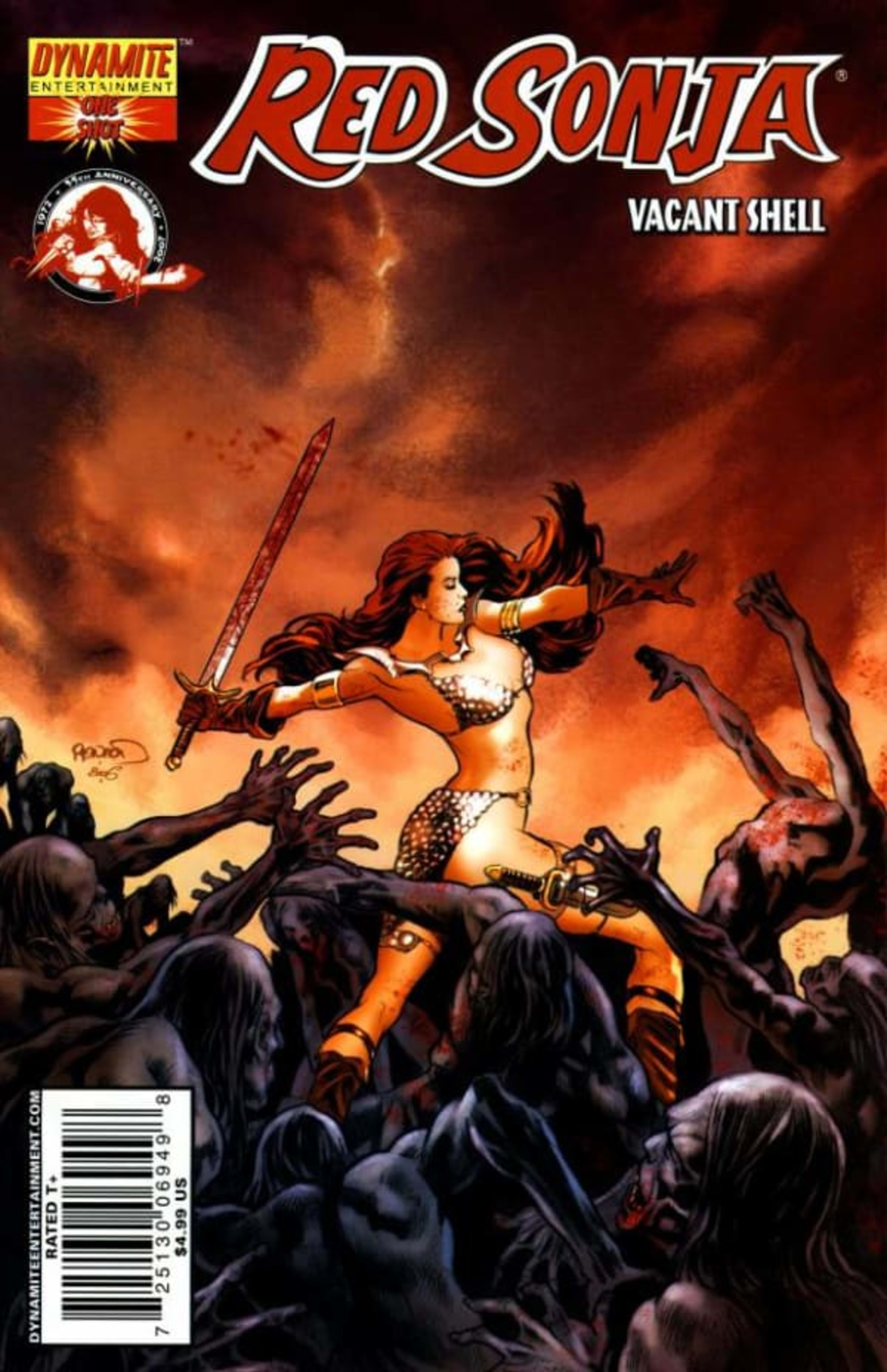 Red Sonja: Vacant Shell cover — © Dynamite Entertainment