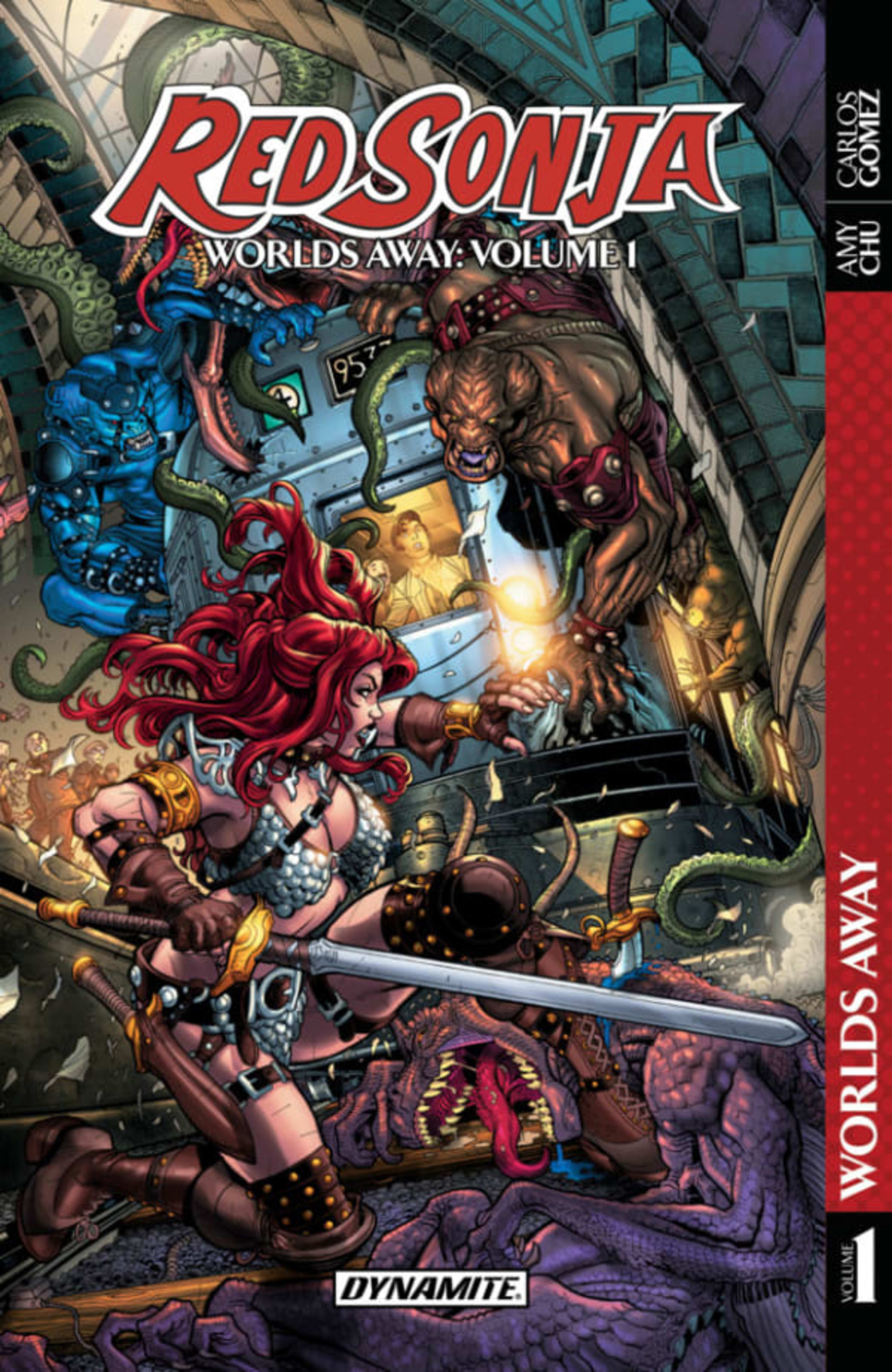 Red Sonja: Worlds Away cover — © Dynamite Entertainment