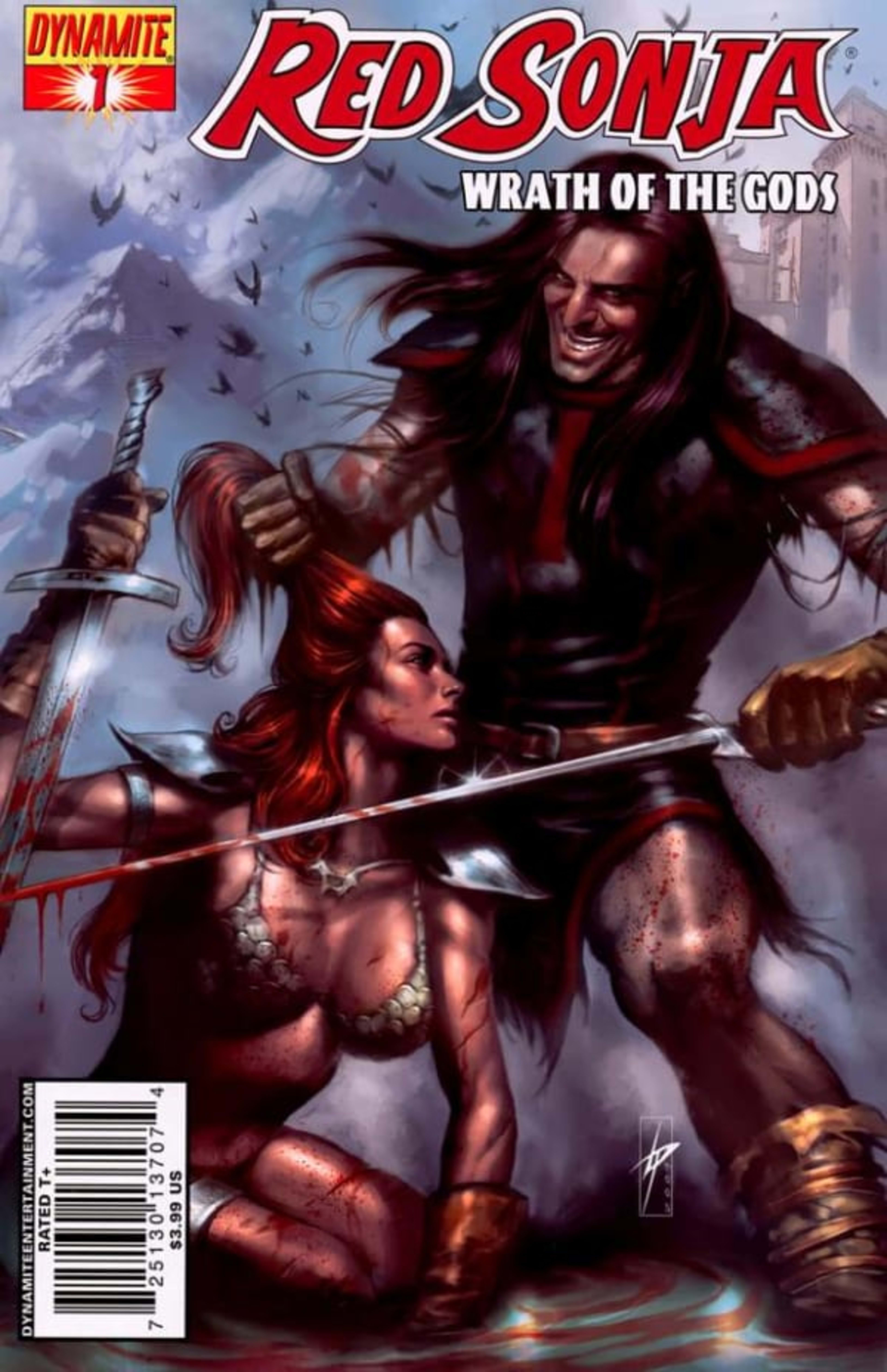 Red Sonja: Wrath of the Gods cover — © Dynamite Entertainment