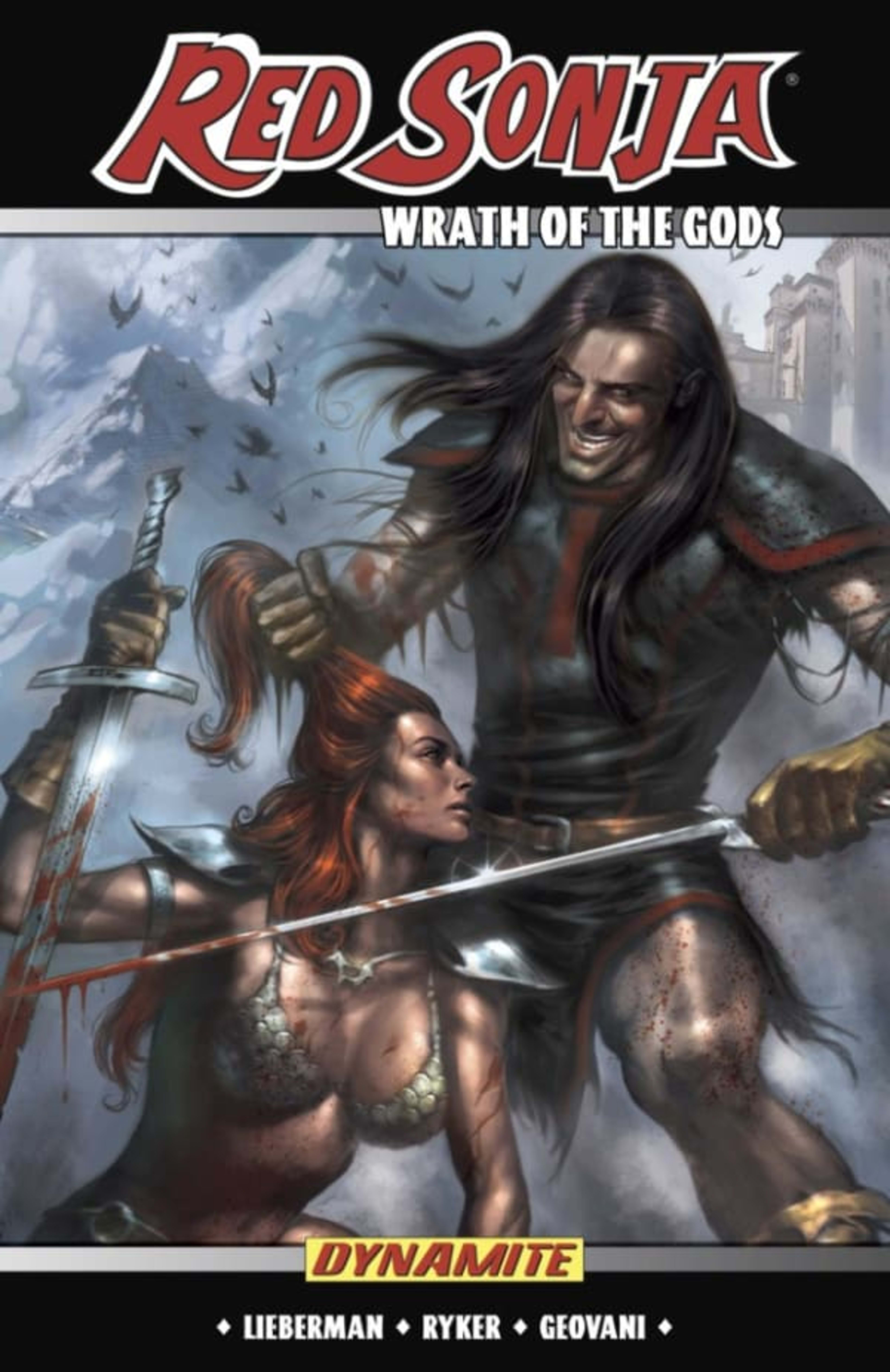 Red Sonja: Wrath of the Gods cover — © Dynamite Entertainment