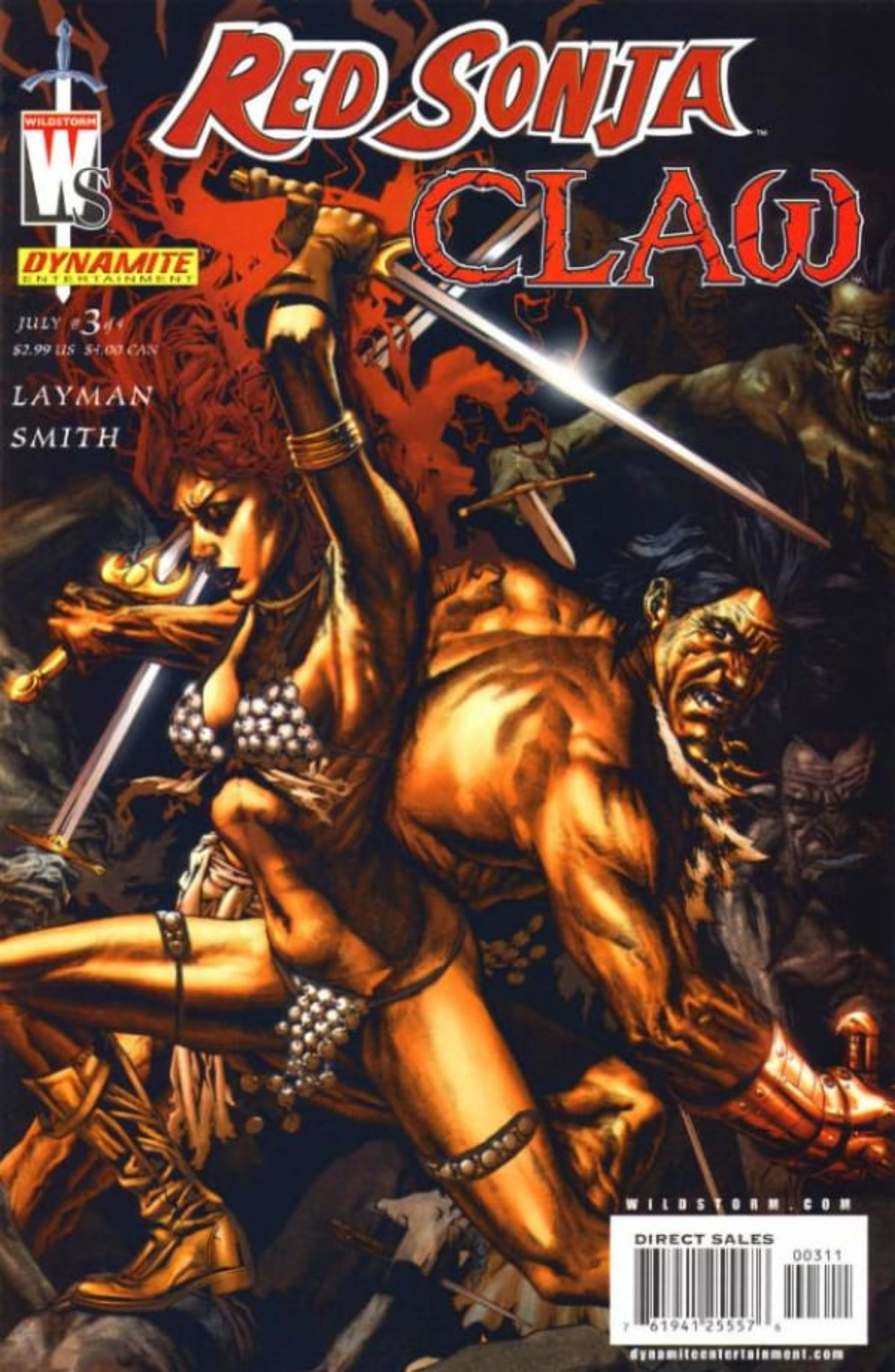 Red Sonja/Claw: The Devil's Hands 3