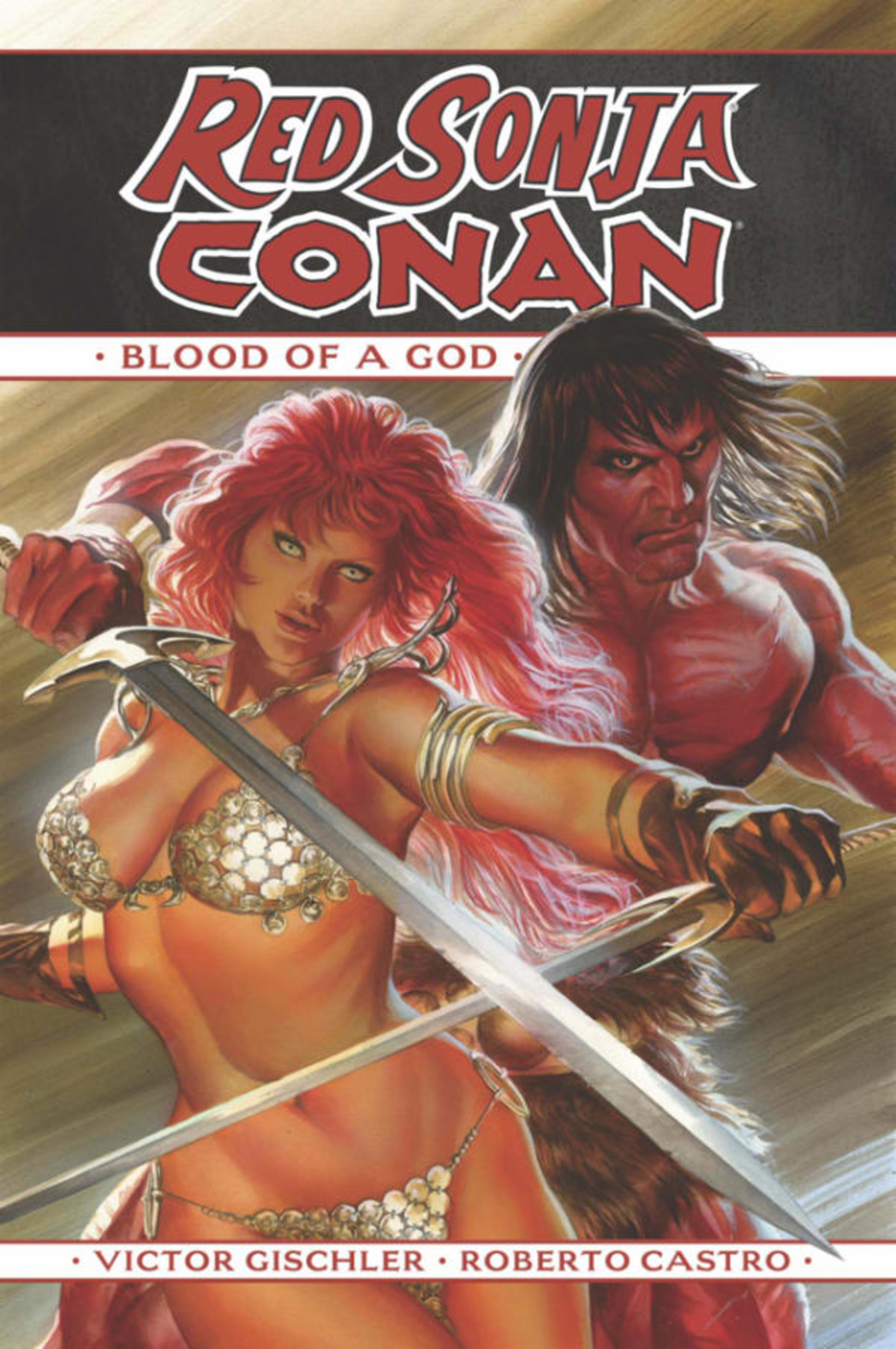 Red Sonja/Conan cover — © Dynamite Entertainment